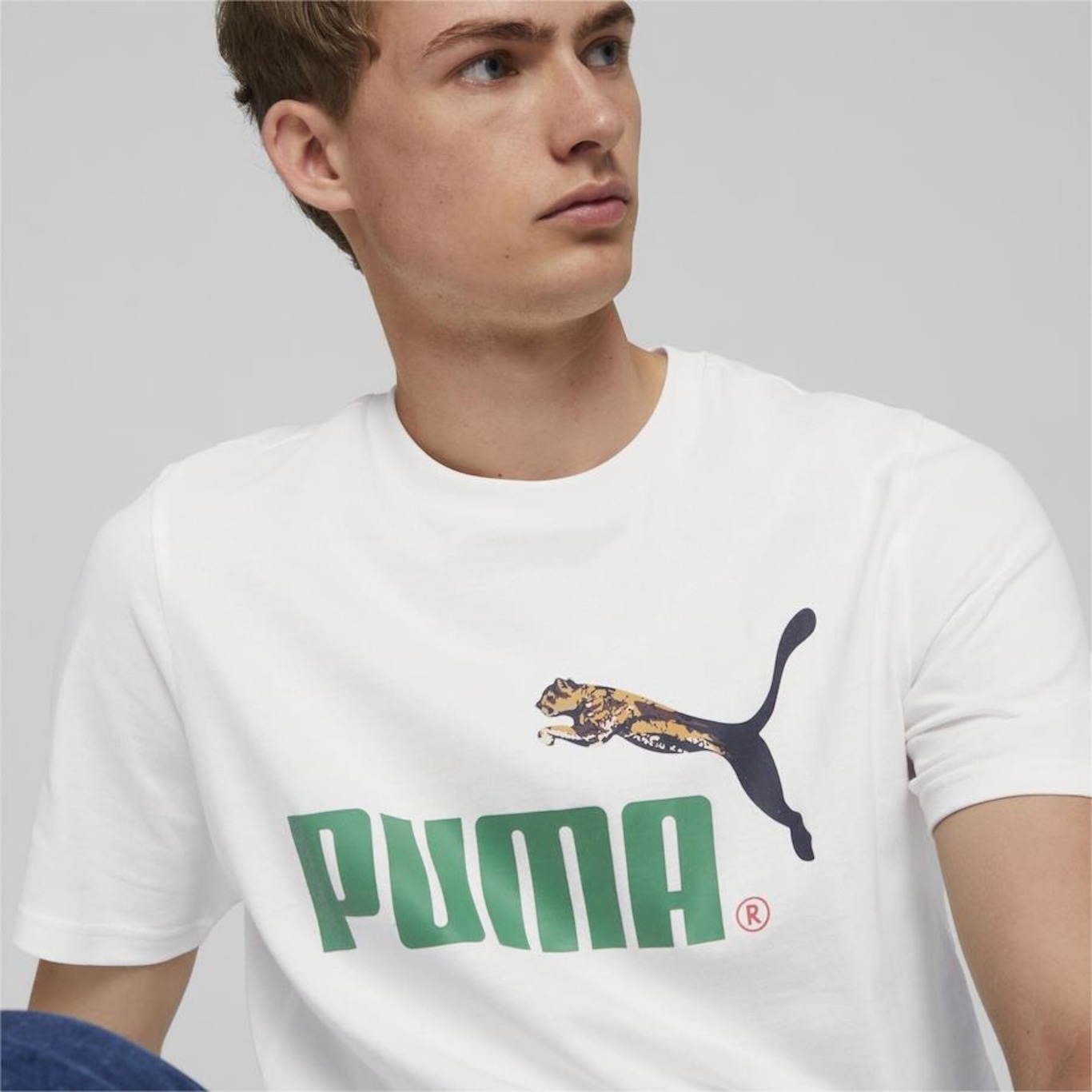 Camiseta Puma Classics No.1 Logo - Unissex - Foto 3