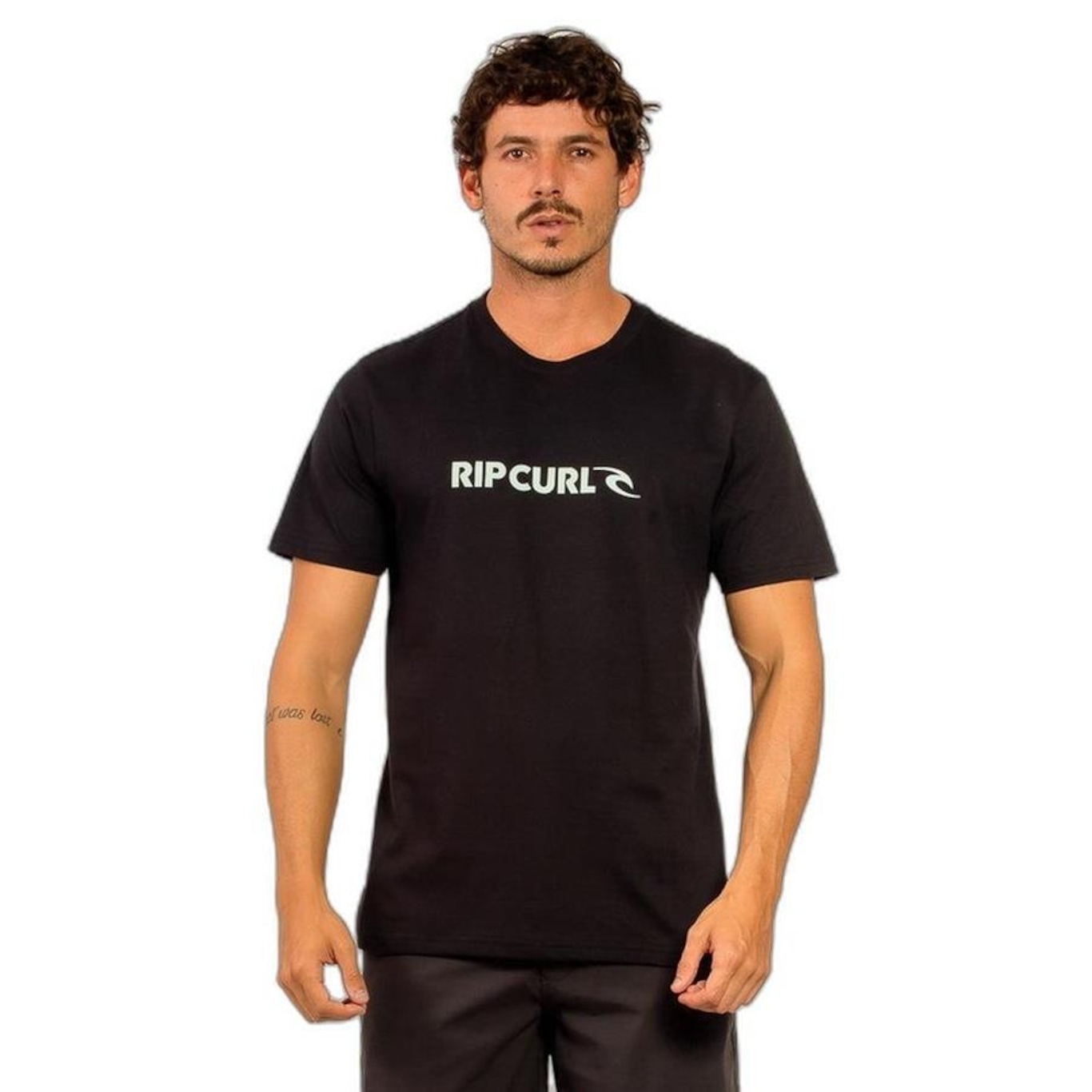 Camiseta Rip Curl New Icon Tee Masculino - Foto 1