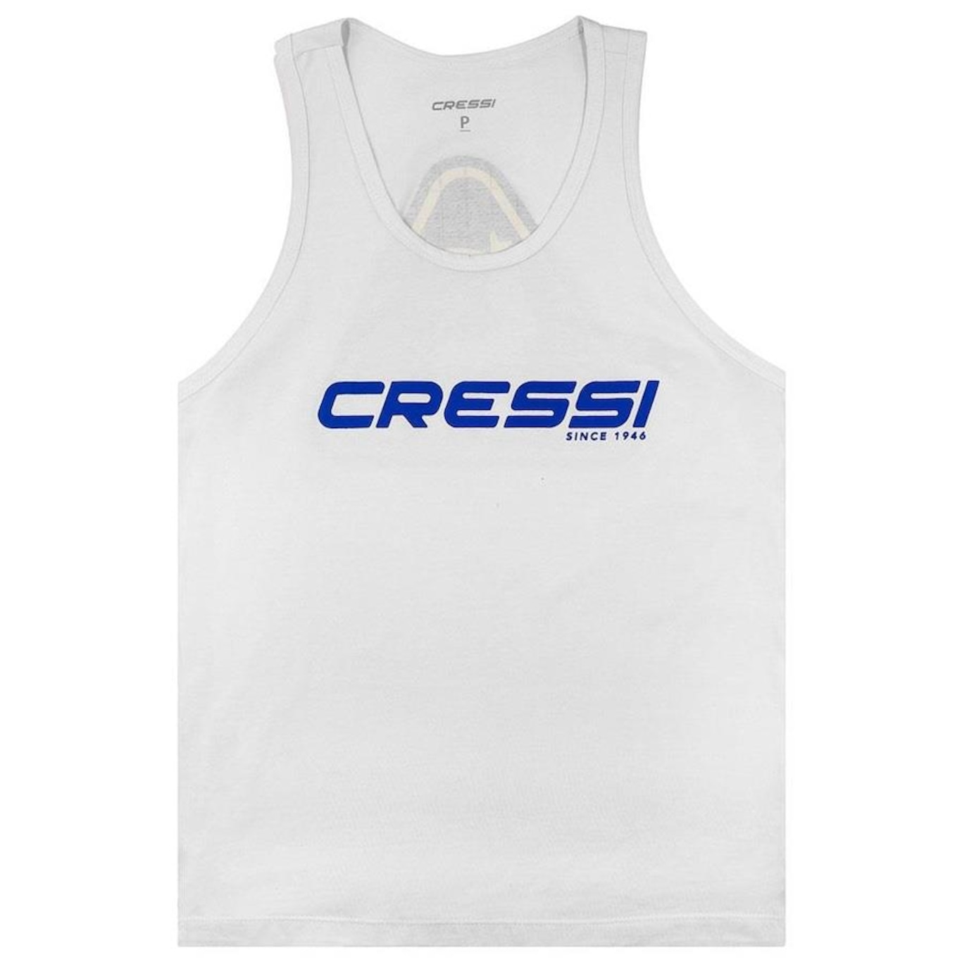 Camiseta Regata Cressi Algodão Lisa - Masculina - Foto 1