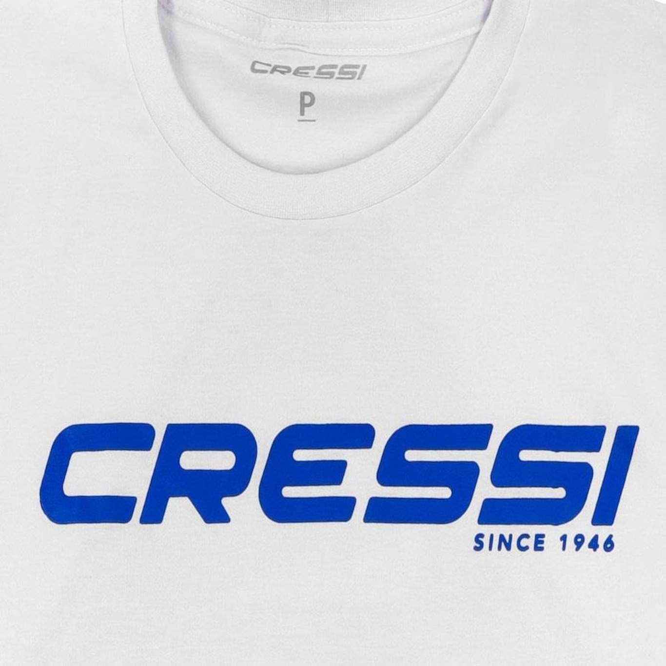 Camiseta de Algodão Cressi Lisa - Masculina - Foto 3