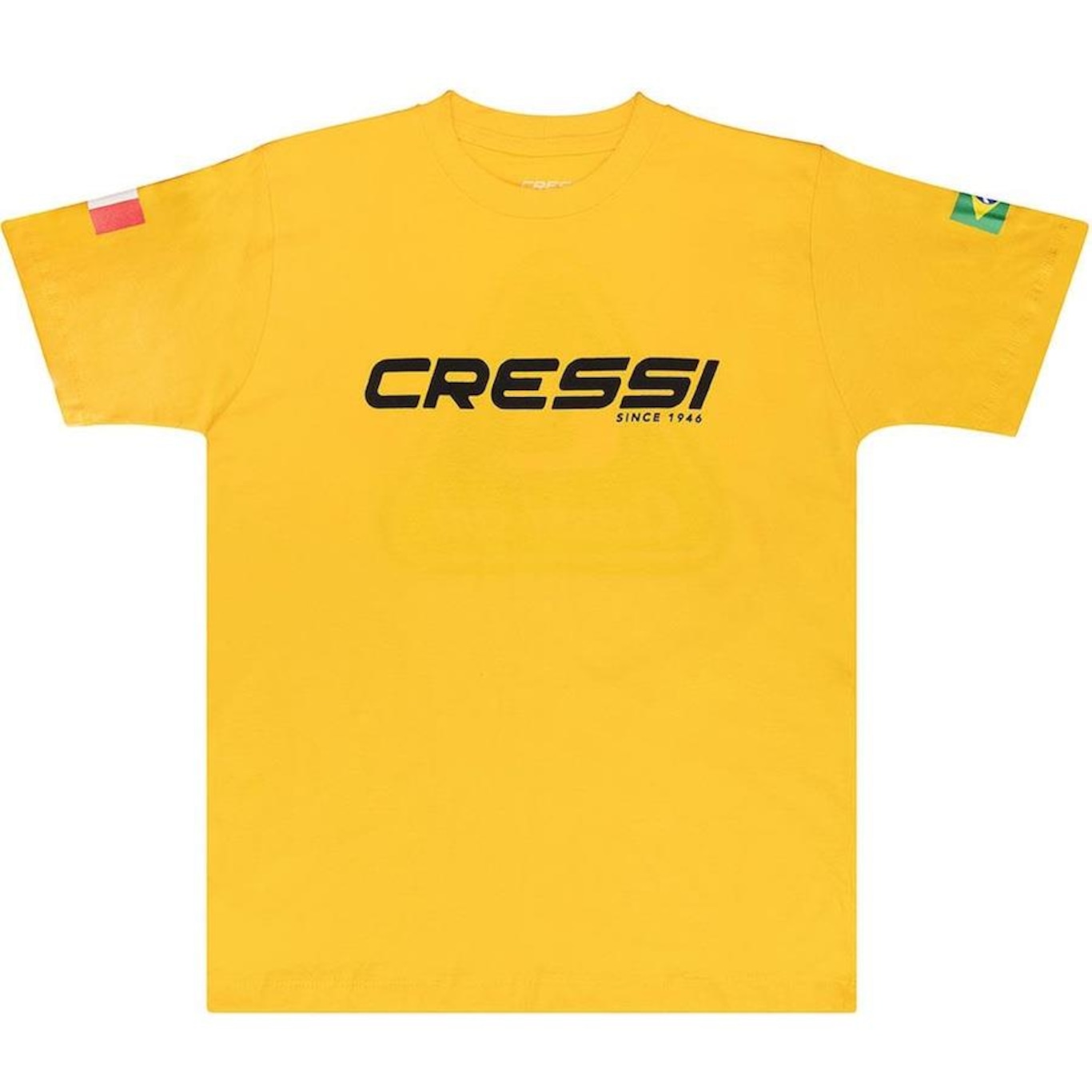 Camiseta de Algodão Cressi Lisa - Masculina - Foto 1