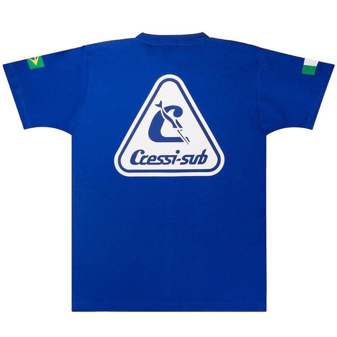 Camiseta de Algodão Cressi Lisa - Masculina - Foto 2