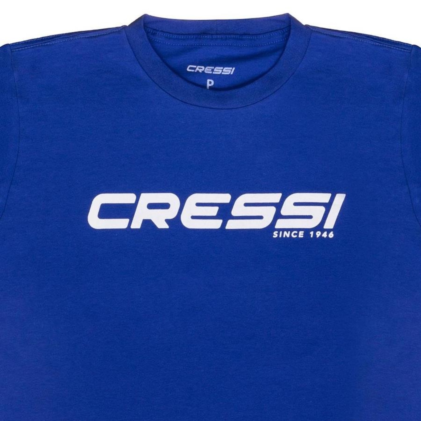 Camiseta de Algodão Cressi Lisa - Masculina - Foto 3