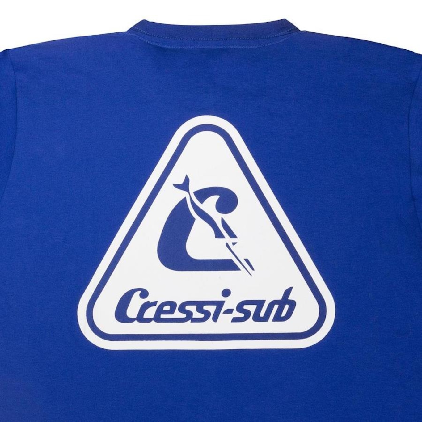 Camiseta de Algodão Cressi Lisa - Masculina - Foto 4