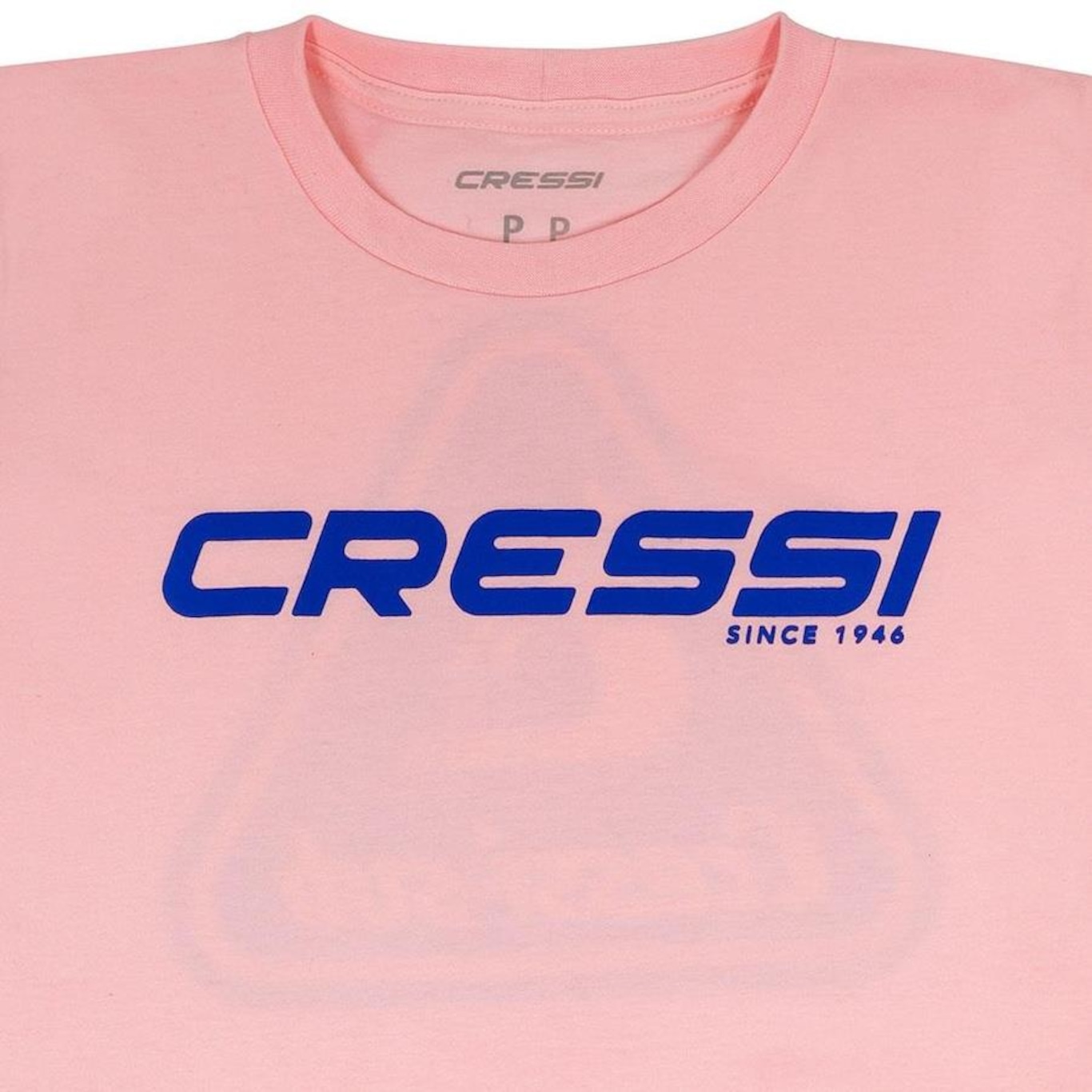 Camiseta de Algodão Cressi Lisa - Masculina - Foto 3