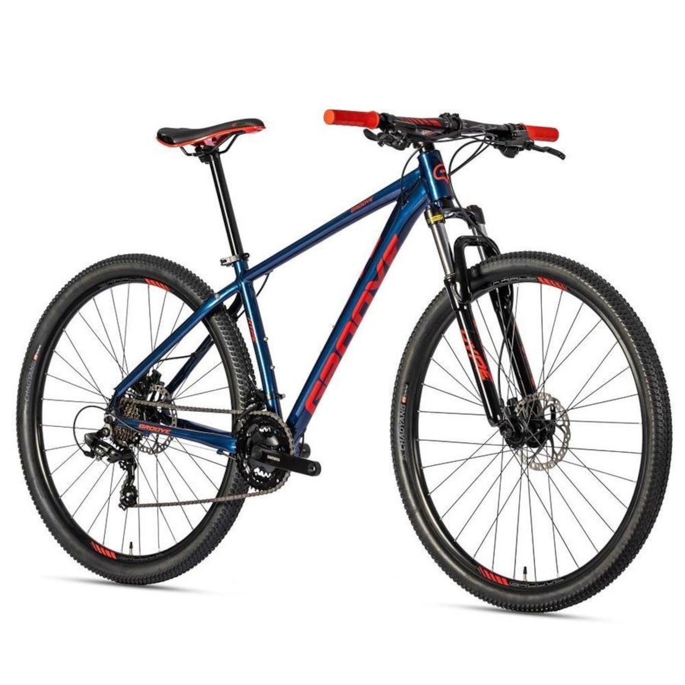 Bicicleta Groove Hype 30 21V Hd Aro 29 Qdro 20.5" Câmbio Shimano 21 Marchas - Adulto - Foto 1