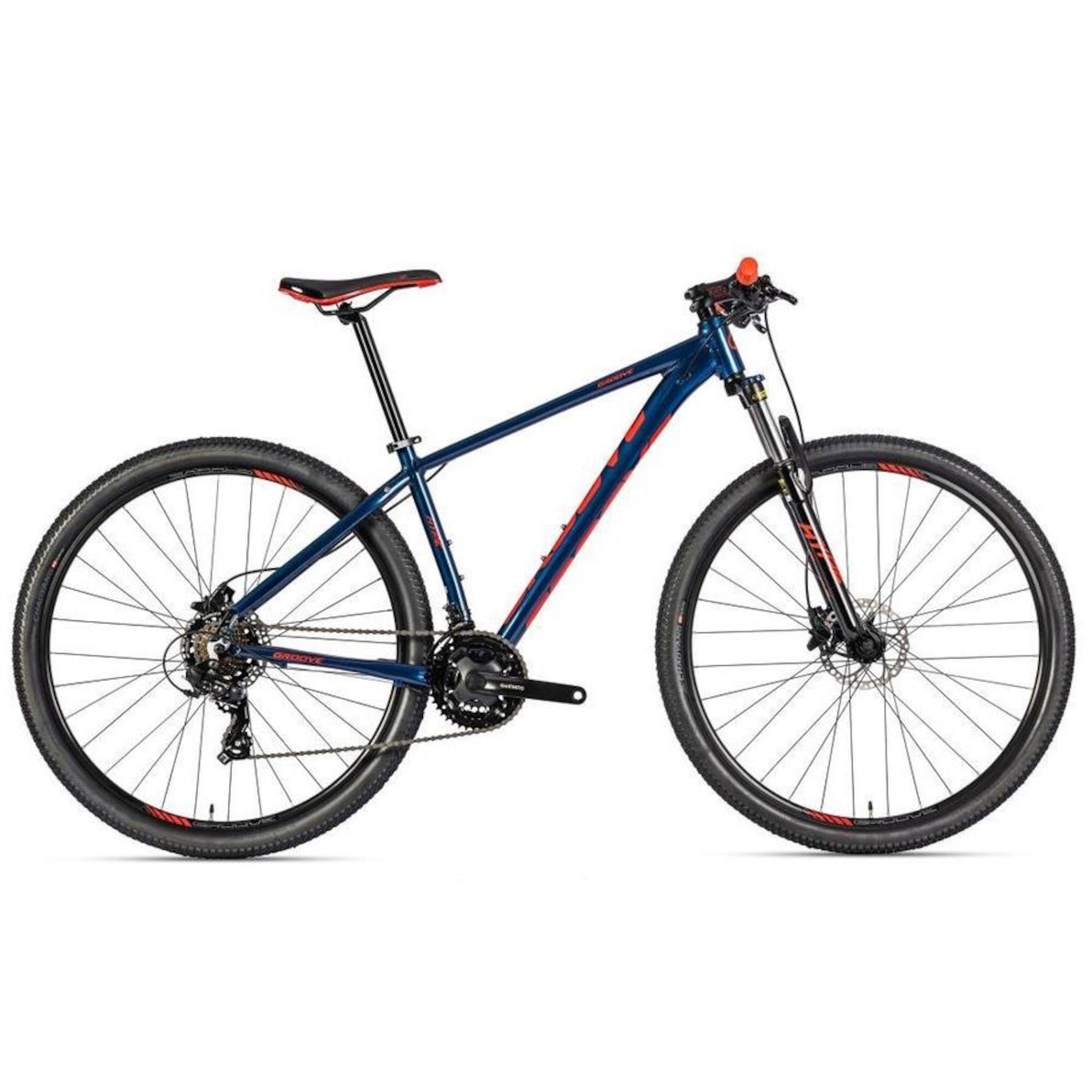 Bicicleta Groove Hype 30 21V Hd Aro 29 Qdro 20.5" Câmbio Shimano 21 Marchas - Adulto - Foto 2