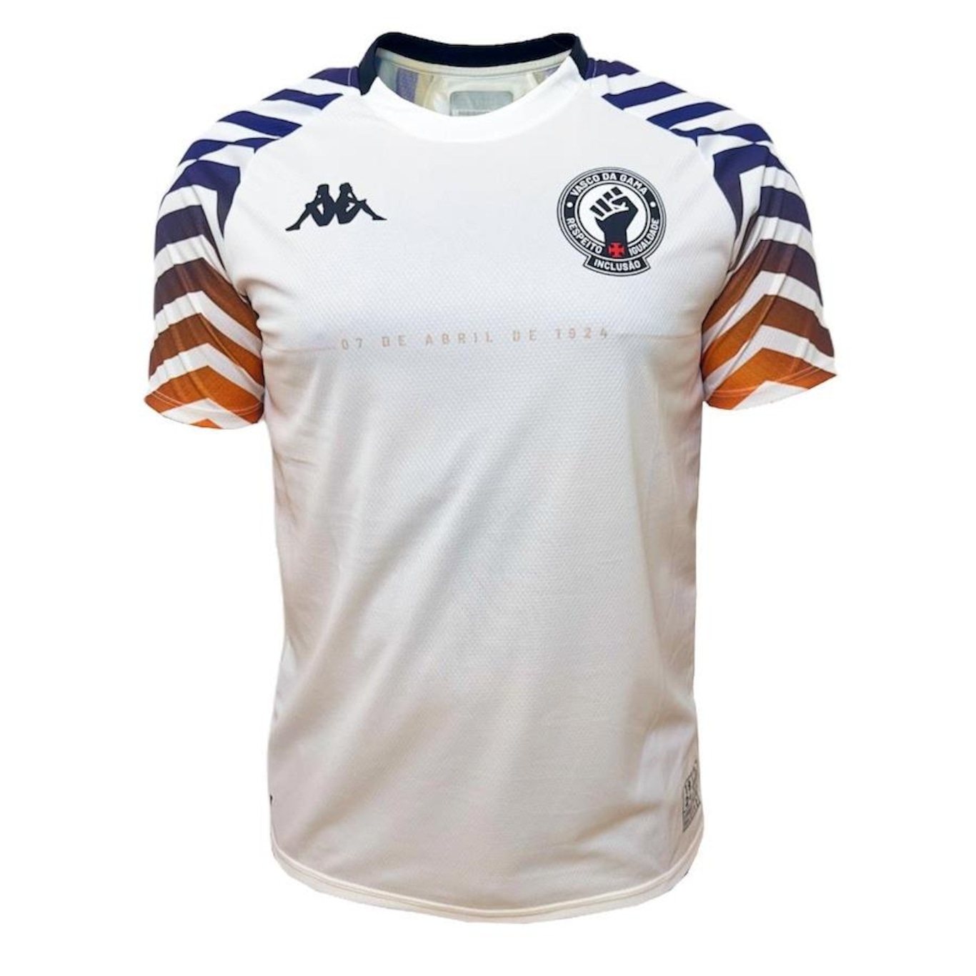 Camisa do Vasco da Gama 2024 Aquecimento Kappa - Masculina - Foto 1