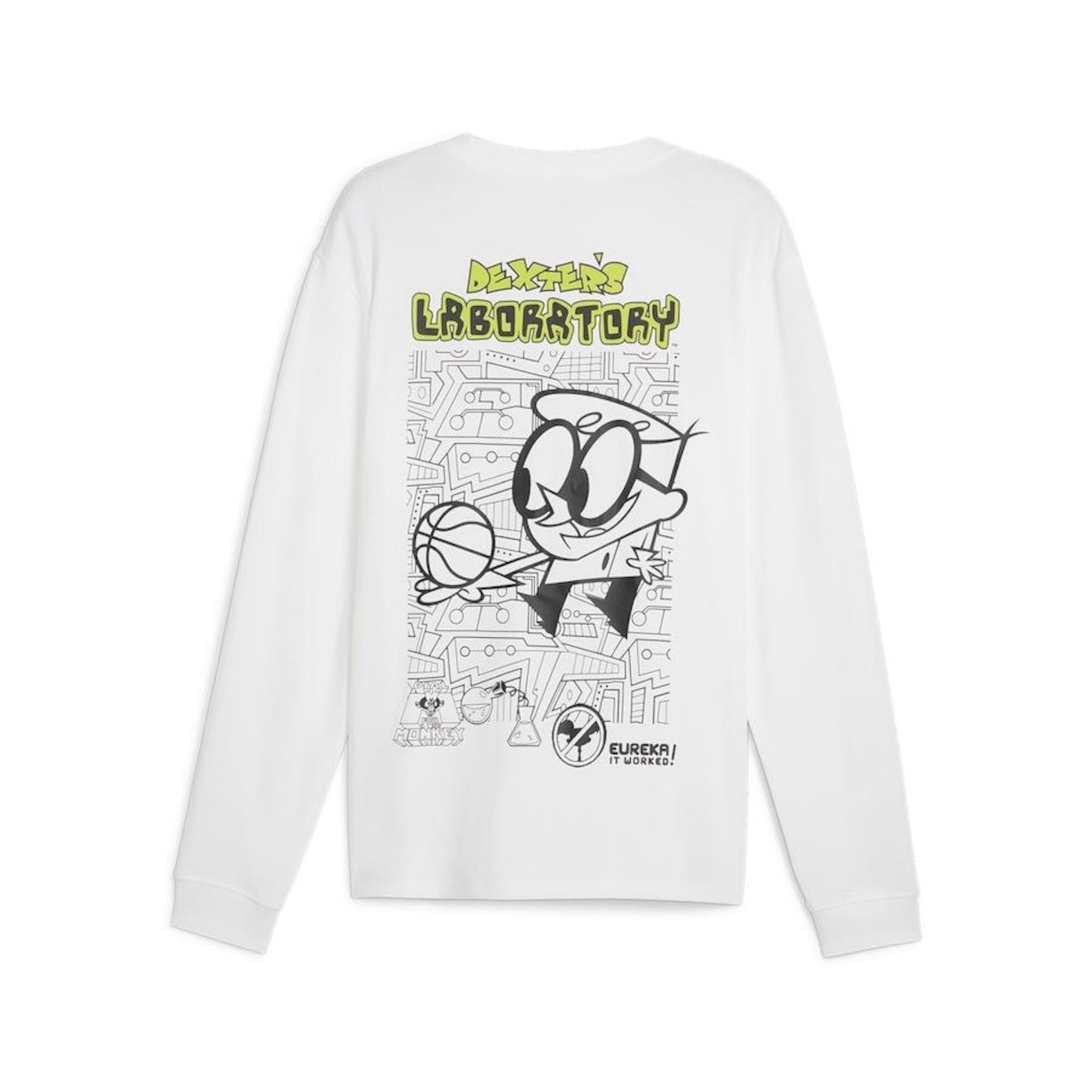 Camiseta de Manga Longa Puma X o Laboratório de Dexter - Masculina - Foto 2