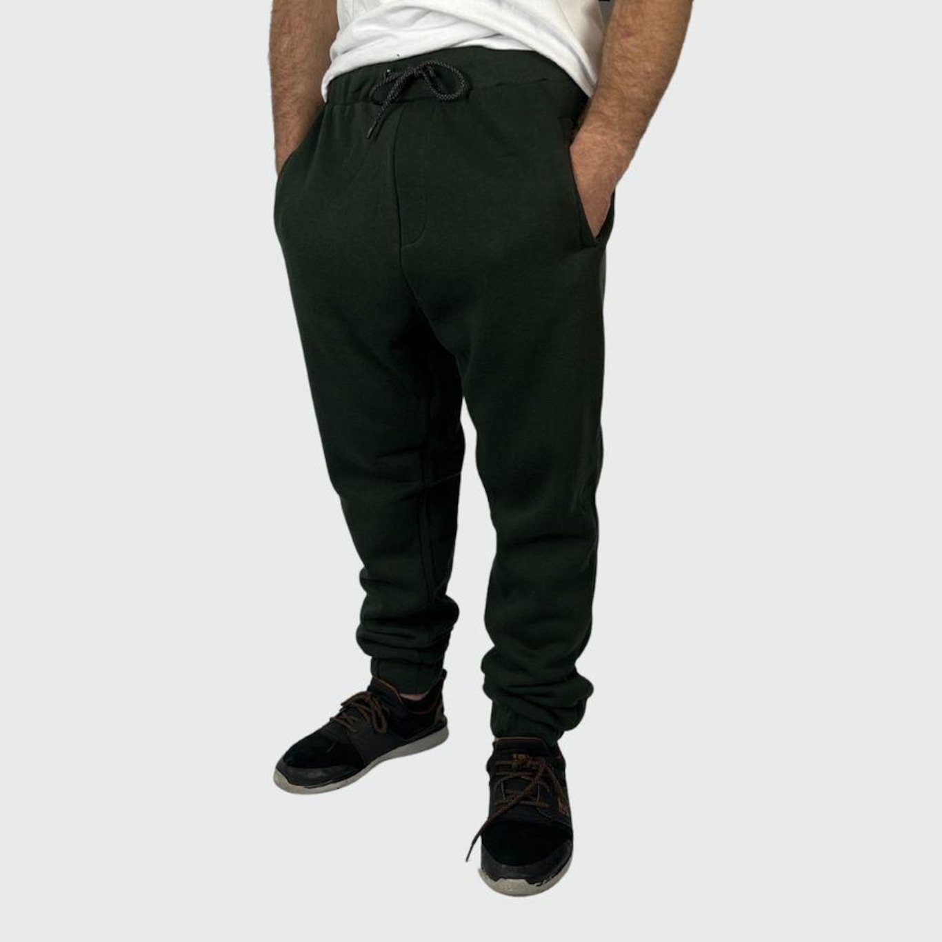 Calça de Moletom HD Elástico - Masculina - Foto 1