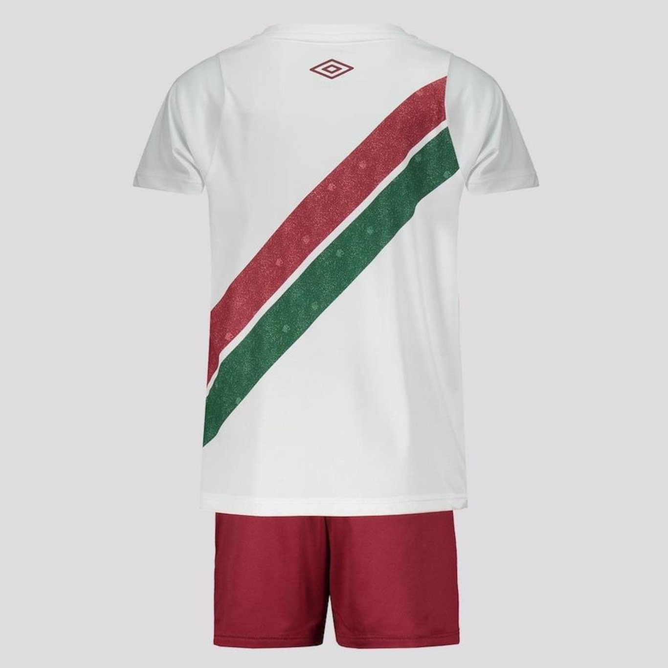 Kit Uniforme de Futebol do Fluminense Ii 2024 Umbro - Infantil - Foto 2