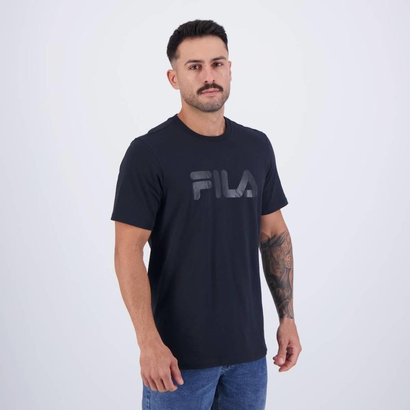 Camiseta Fila Letter Premium III - Masculina - Foto 2