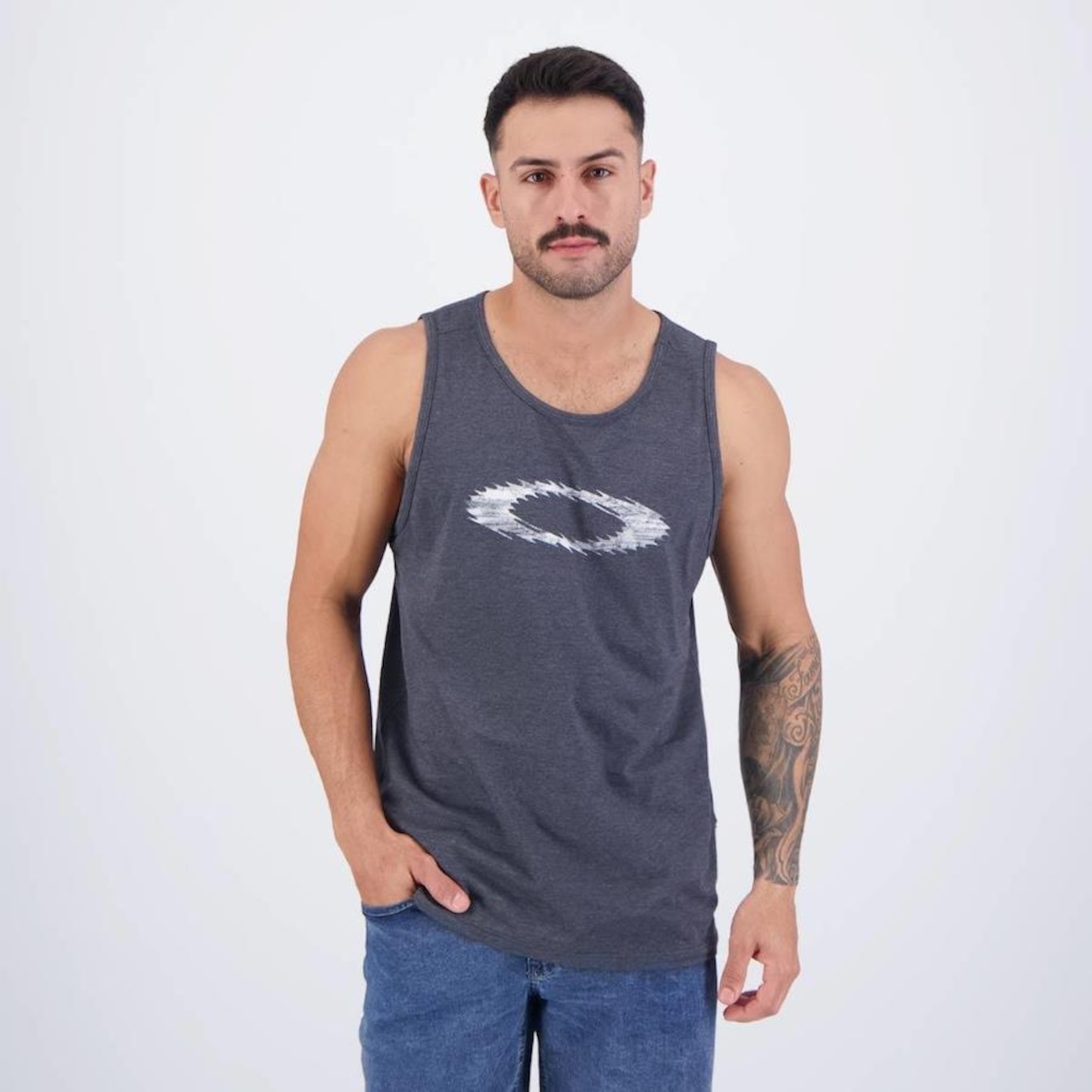 Regata Oakley Ellipse Tank - Masculina - Foto 1