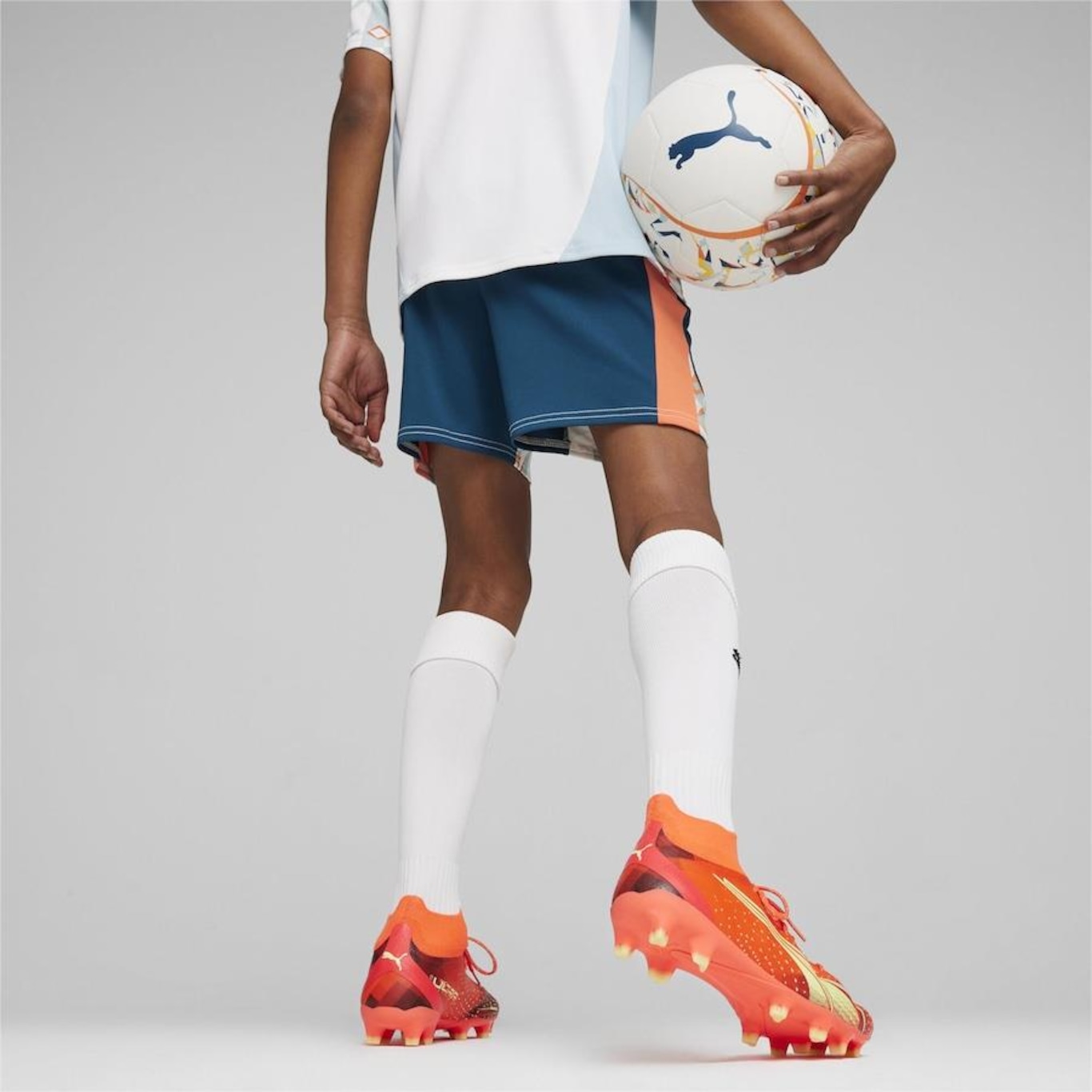 Shorts Puma Creativity Football Neymar Jr - Infantil - Foto 3