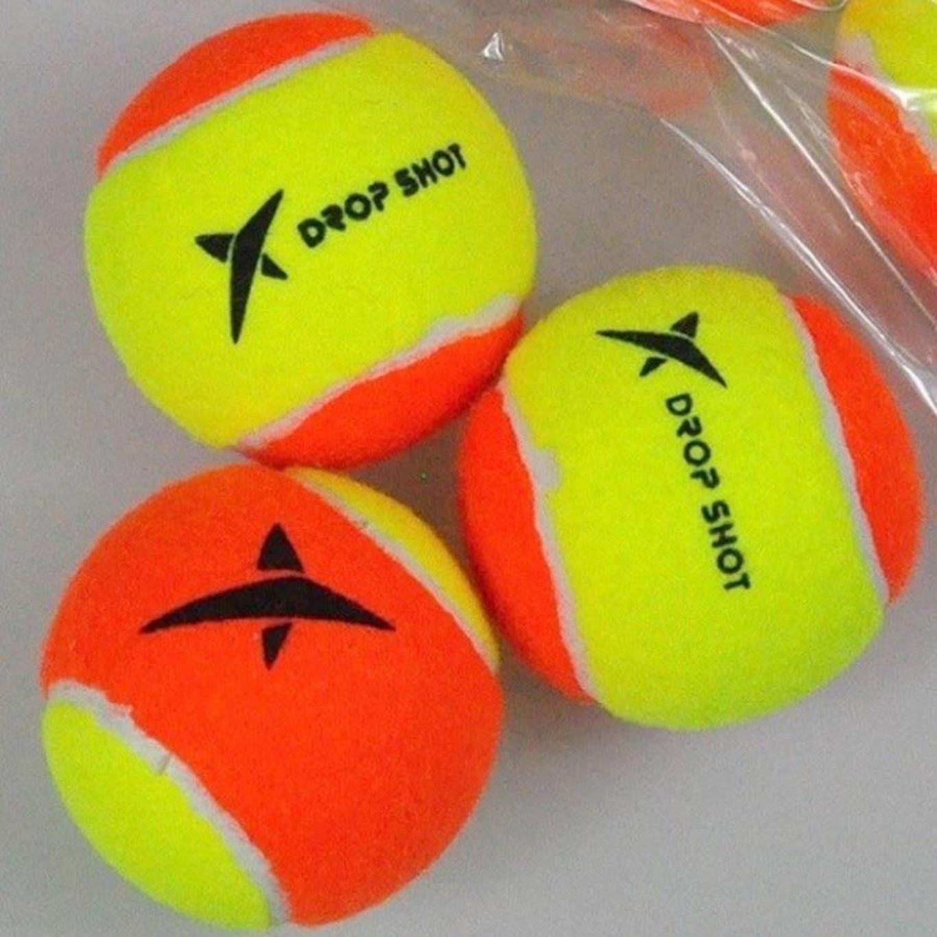 Kit com 9 Bolas de Beach Tennis Drop Shot Itf - Foto 2