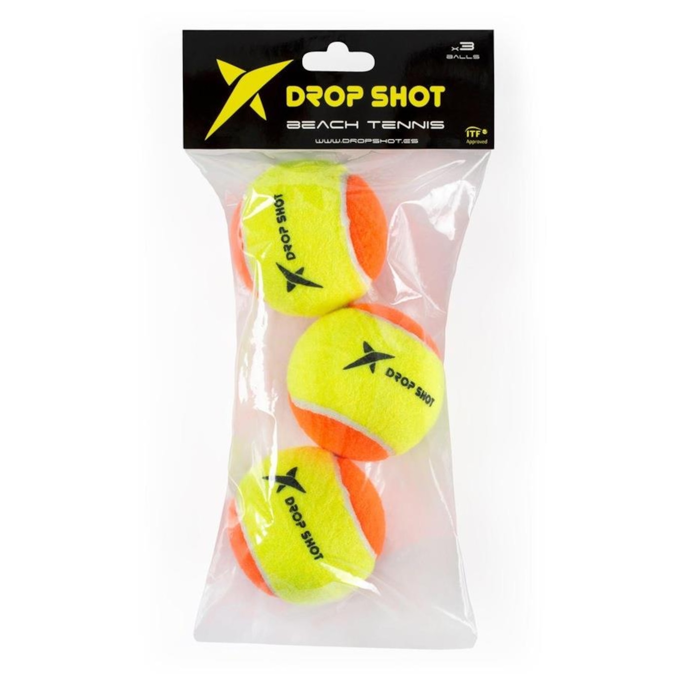 Kit com 9 Bolas de Beach Tennis Drop Shot Itf - Foto 4