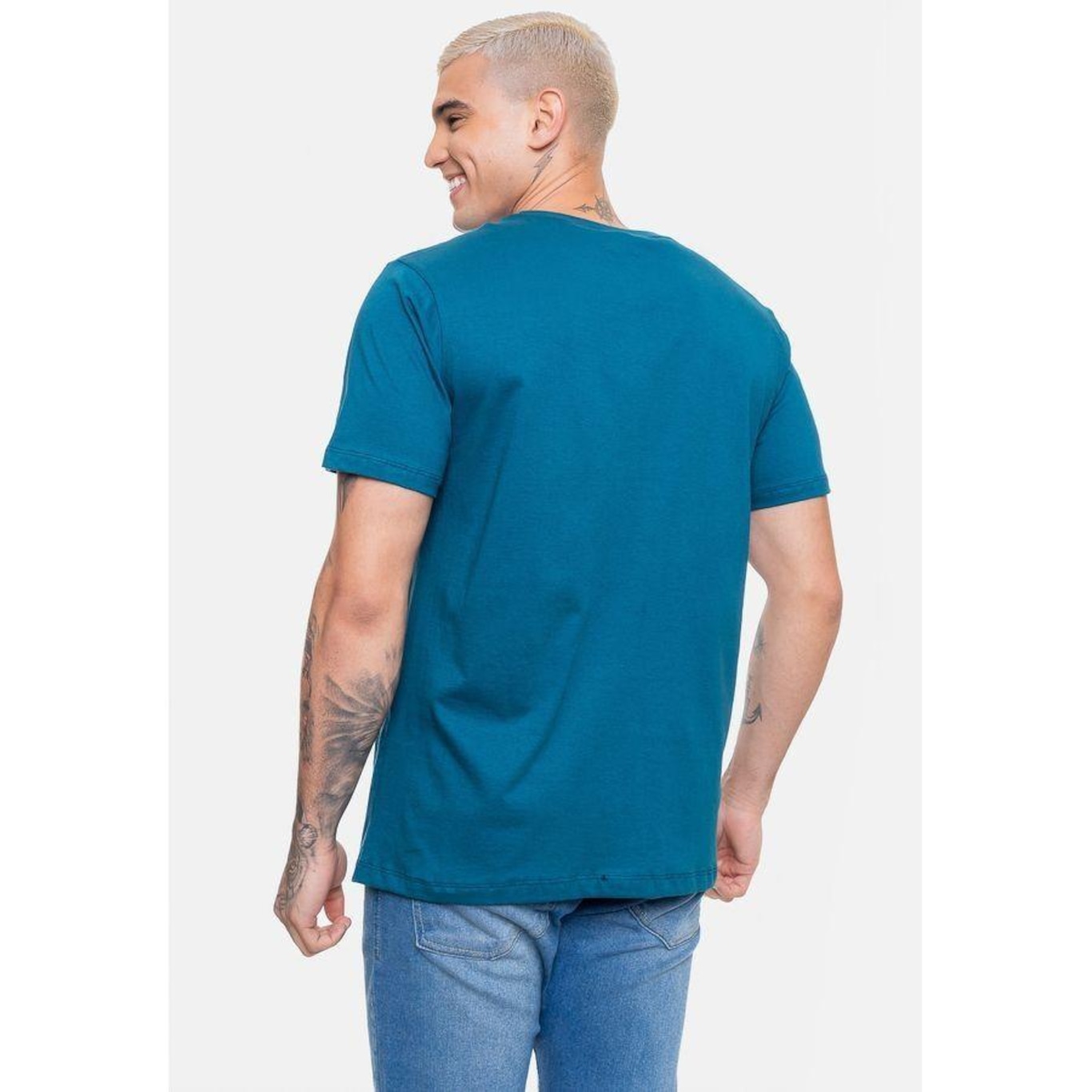 Camiseta Ecko Grid Brading - Masculina - Foto 2