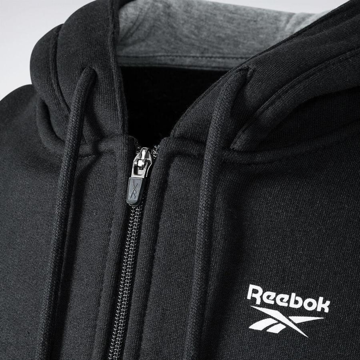 Jaqueta com Capuz Reebok Logo - Masculina - Foto 3