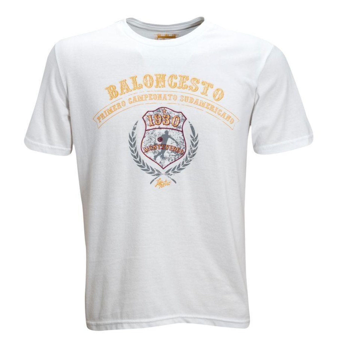 Camiseta Baloncesto 1930 Liga Retrô - Masculina - Foto 1