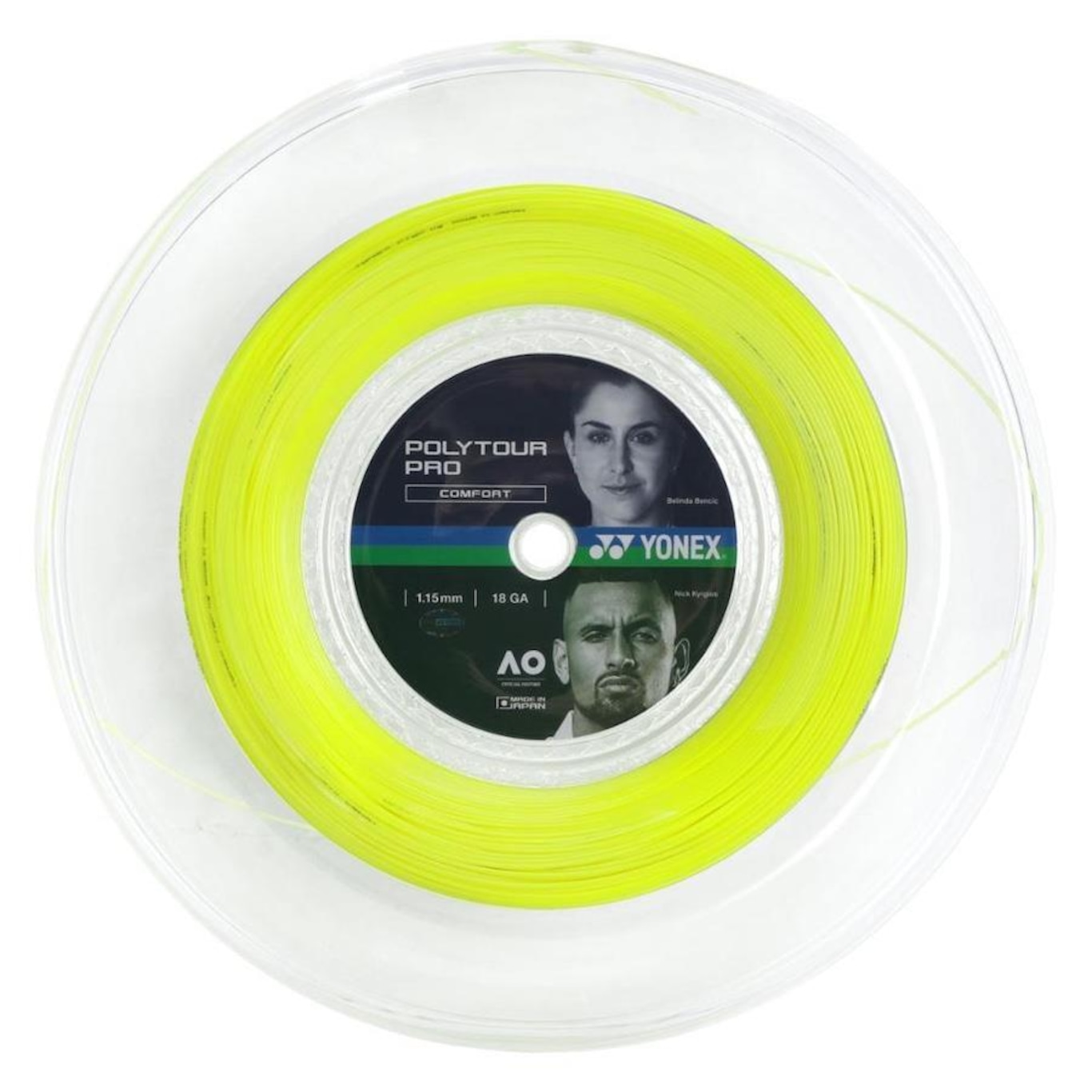 Corda Yonex Polytour Pro 18L 1.15Mm Rolo com 200 Metros - Foto 1