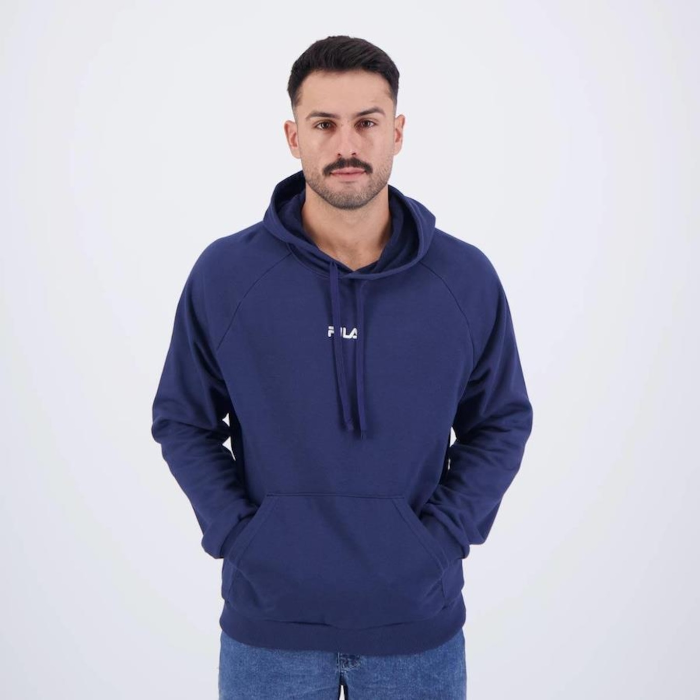 Blsuão de Moletom Fila Classic Basic - Masculino - Foto 1