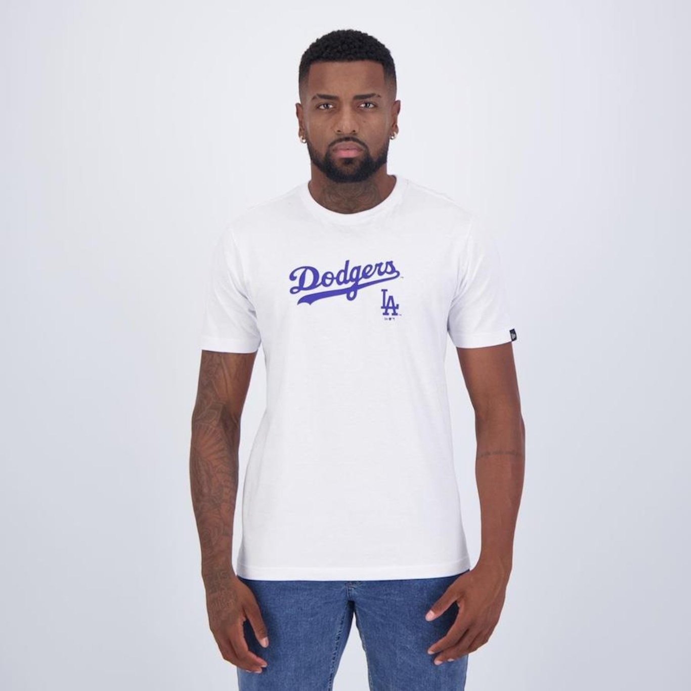 Camiseta New Era Mlb Los Angeles Dodgers Origens - Masculina - Foto 1