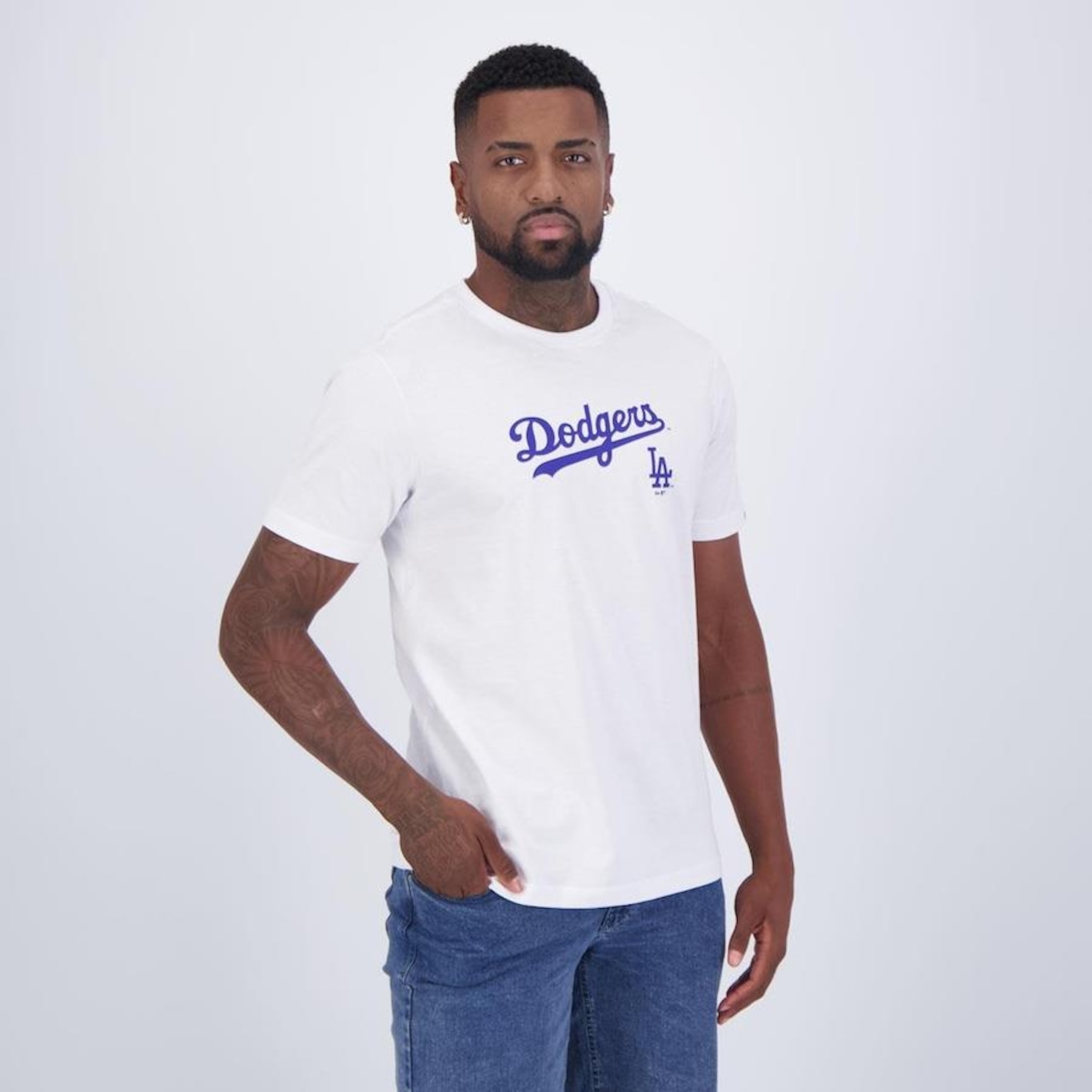 Camiseta New Era Mlb Los Angeles Dodgers Origens - Masculina - Foto 2