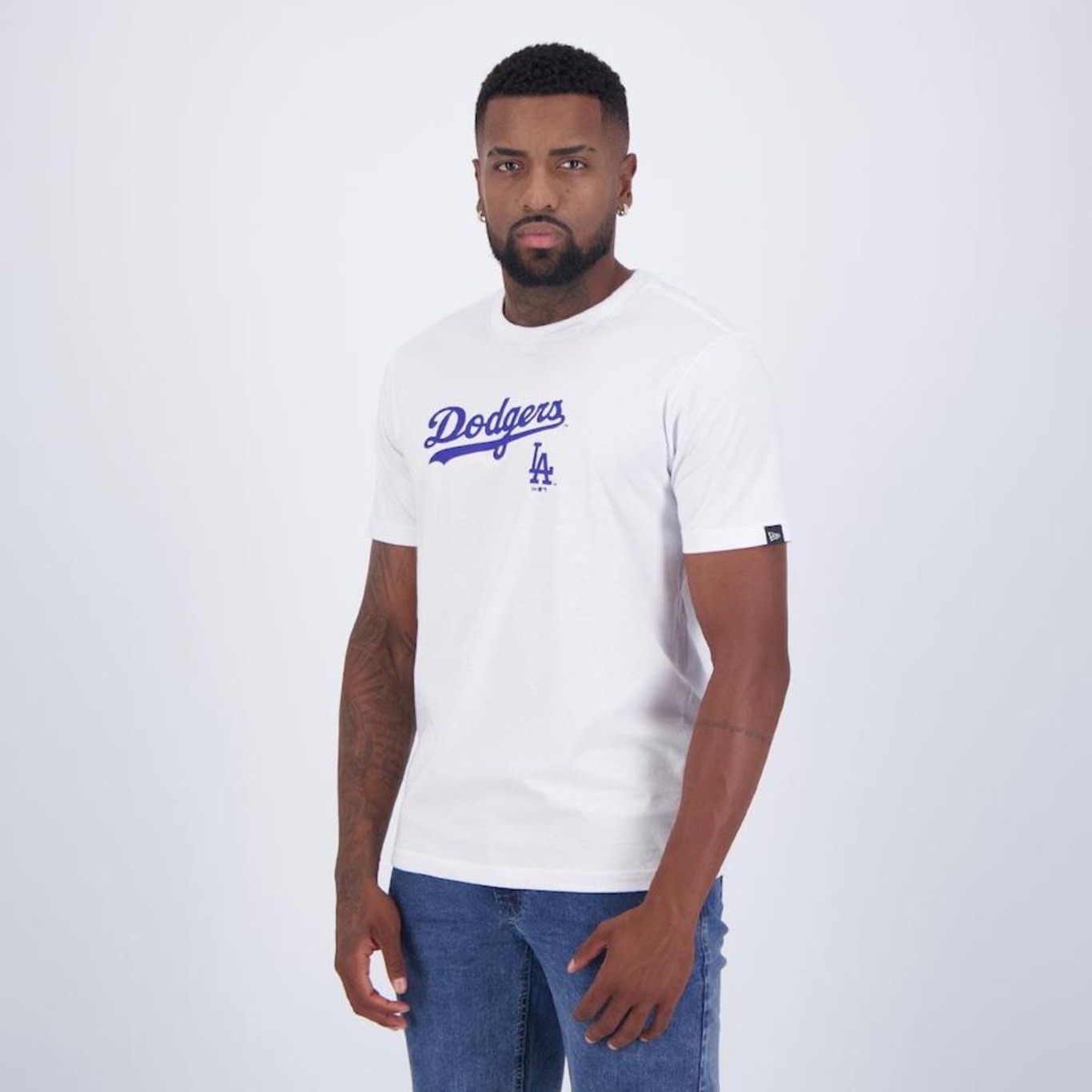 Camiseta New Era Mlb Los Angeles Dodgers Origens - Masculina - Foto 3