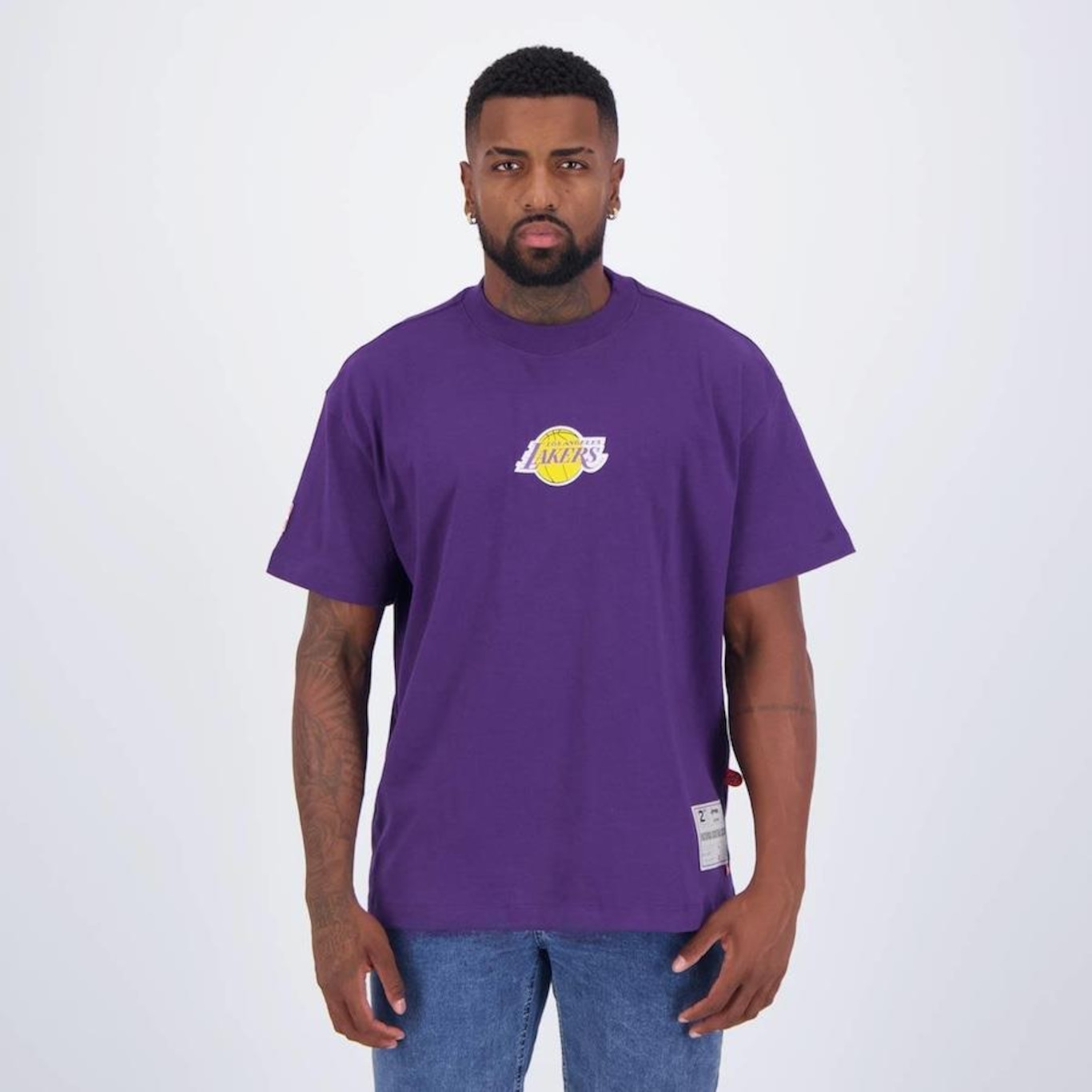 Camiseta Approve Over New Nba Lakers Bear - Masculina - Foto 1