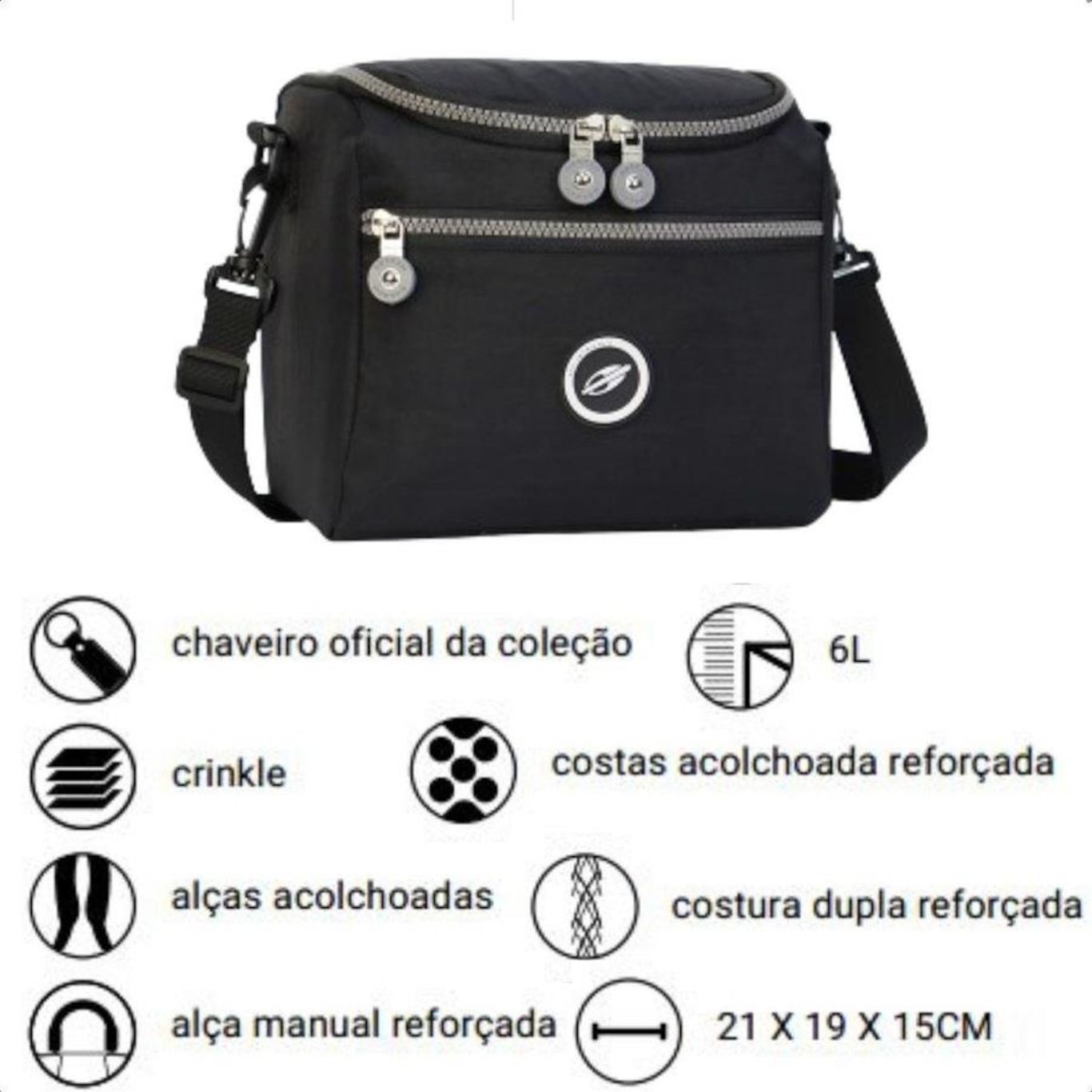 Bolsa Térmica Mormaii 6 Litros Casual Adulto - Foto 6