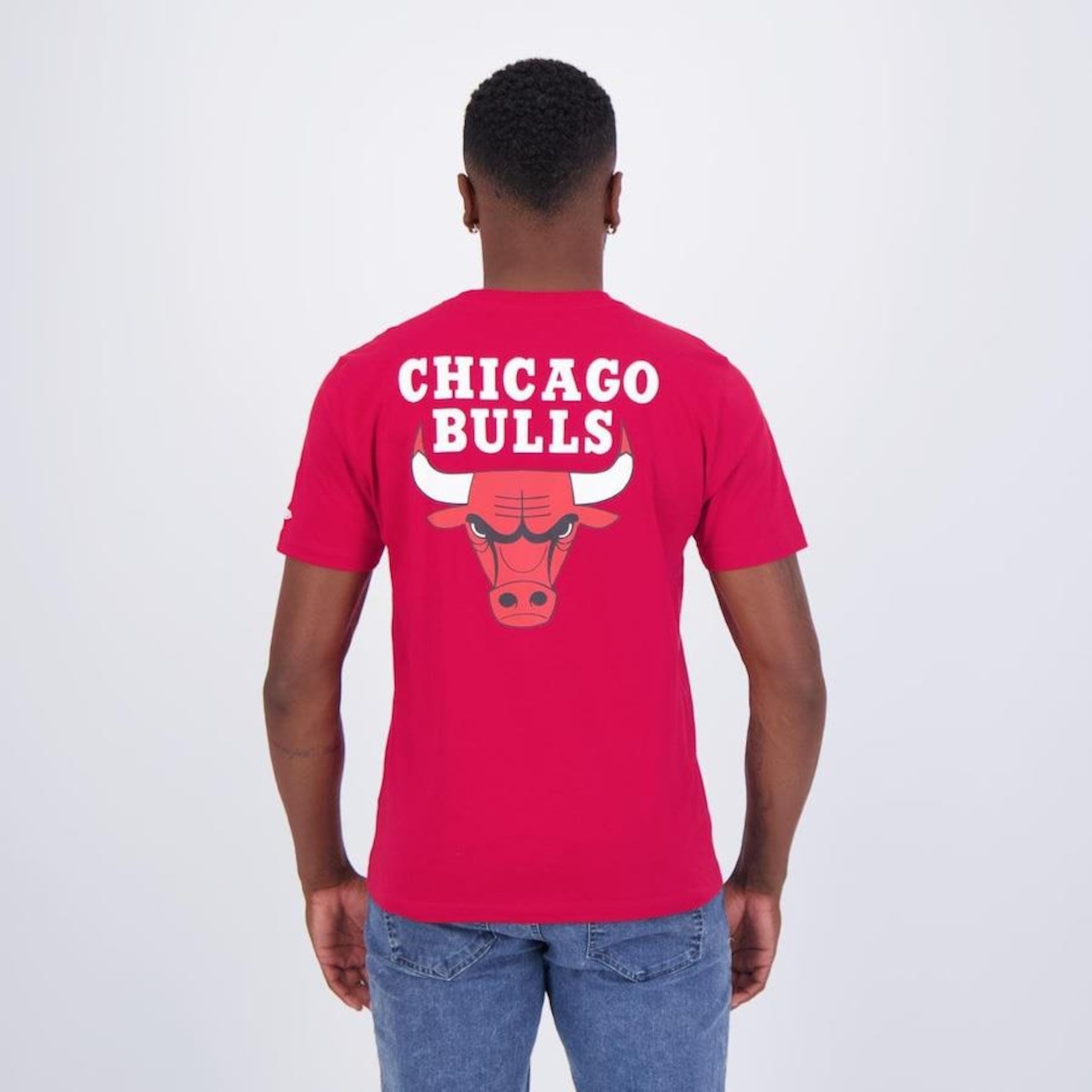 Camiseta New Era Nba Chicago Bulls Core Logo - Masculina - Foto 4