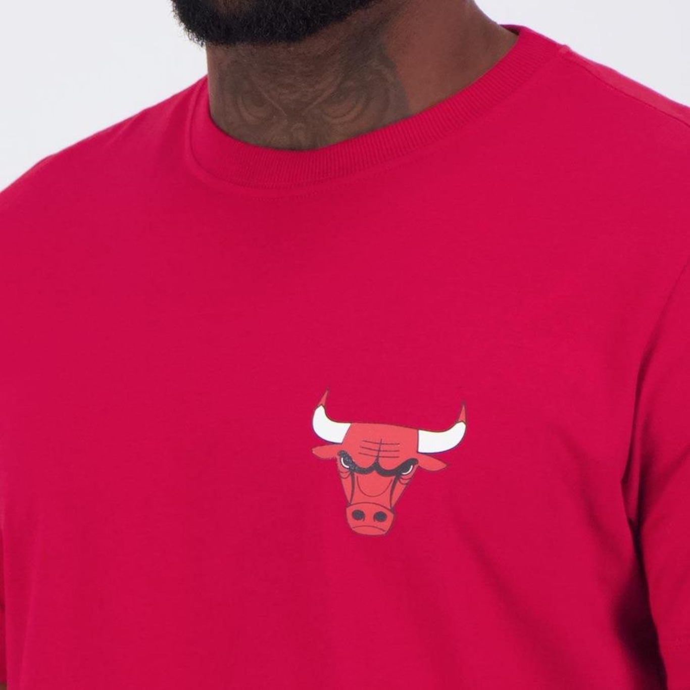 Camiseta New Era Nba Chicago Bulls Core Logo - Masculina - Foto 5