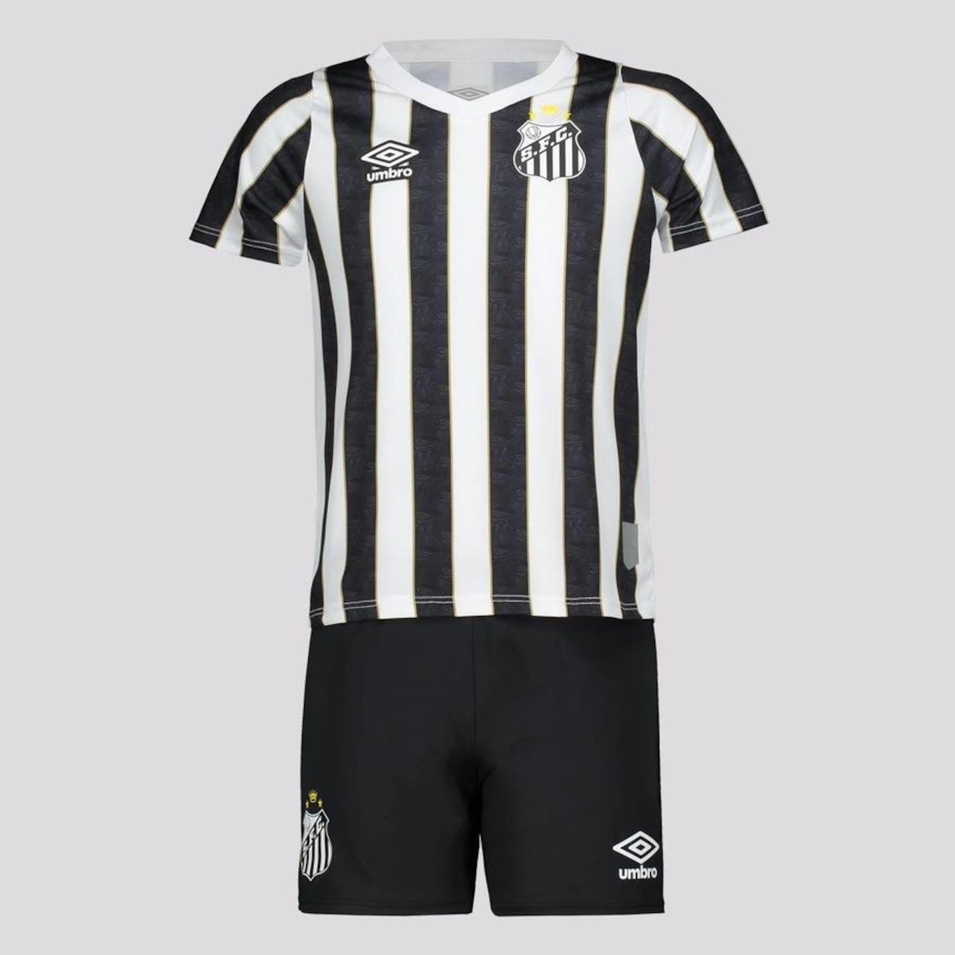 Kit Uniforme de Futebol do Umbro Santos Ii 2024 - Infantil - Foto 1