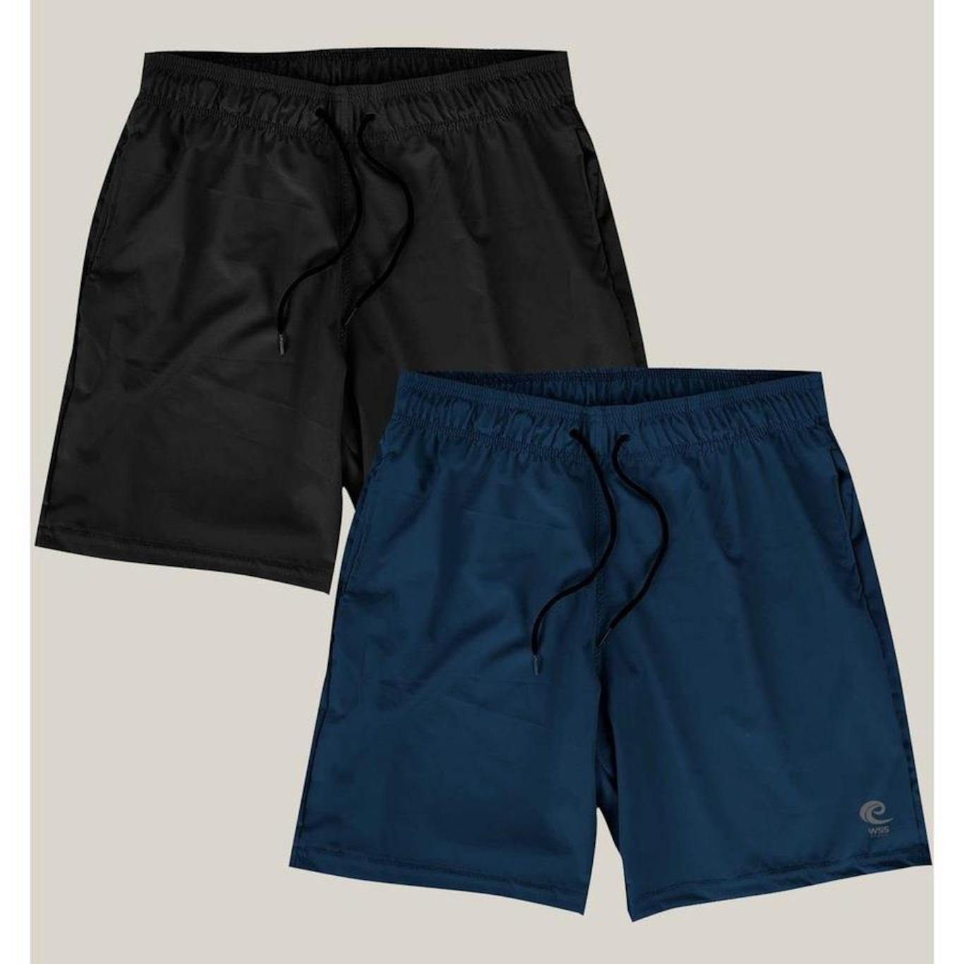 Kit 2 Shorts Masculino Elastano Premium Wss Icon - Foto 1