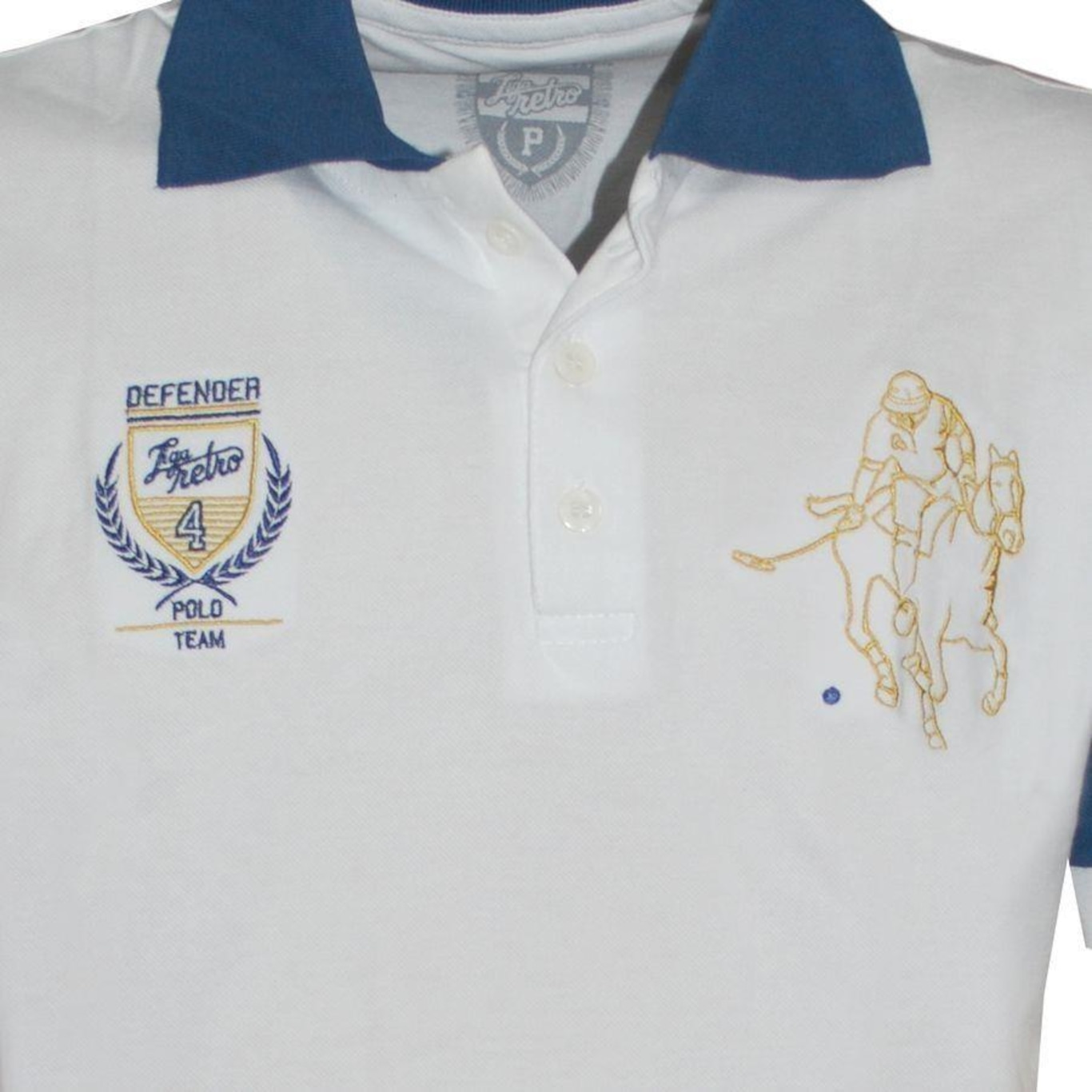 Pólo Defender Branca - Liga Retro - Masculino - Foto 4