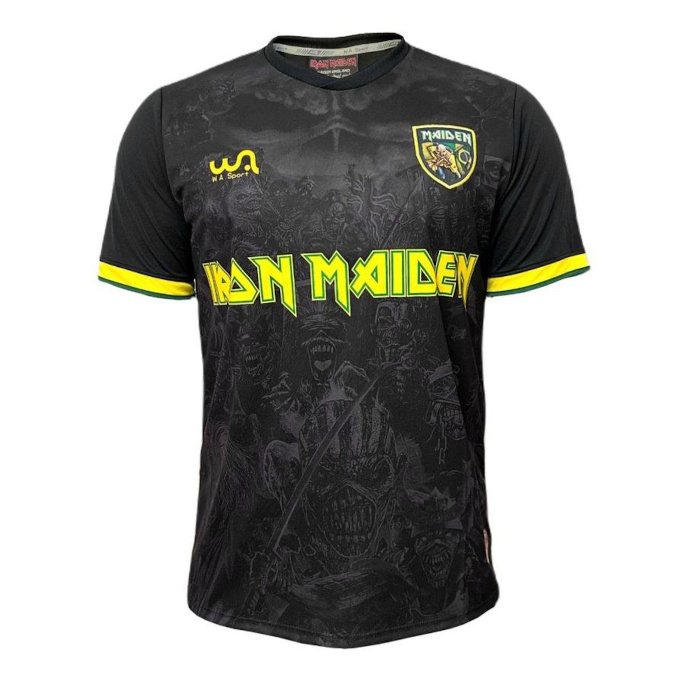 Camisa Futebol Iron Maiden Brasil W.A Sport  - Masculino - Foto 1