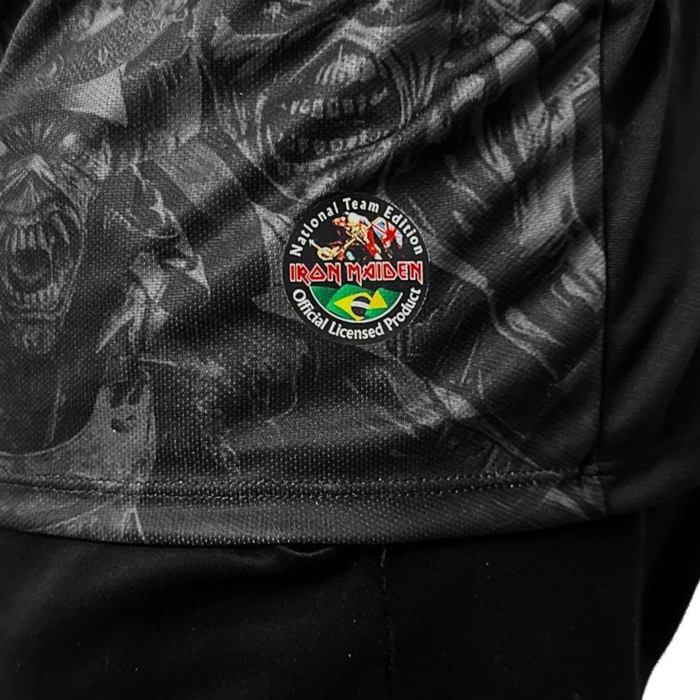 Camisa Futebol Iron Maiden Brasil W.A Sport  - Masculino - Foto 5