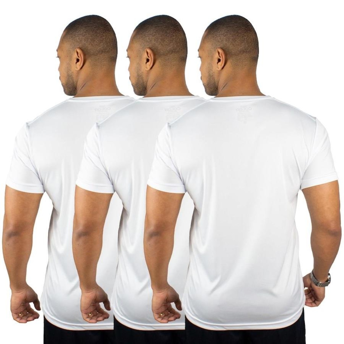 Camiseta Color Sports Dry Basic - 3 Unidades - Masculina - Foto 2