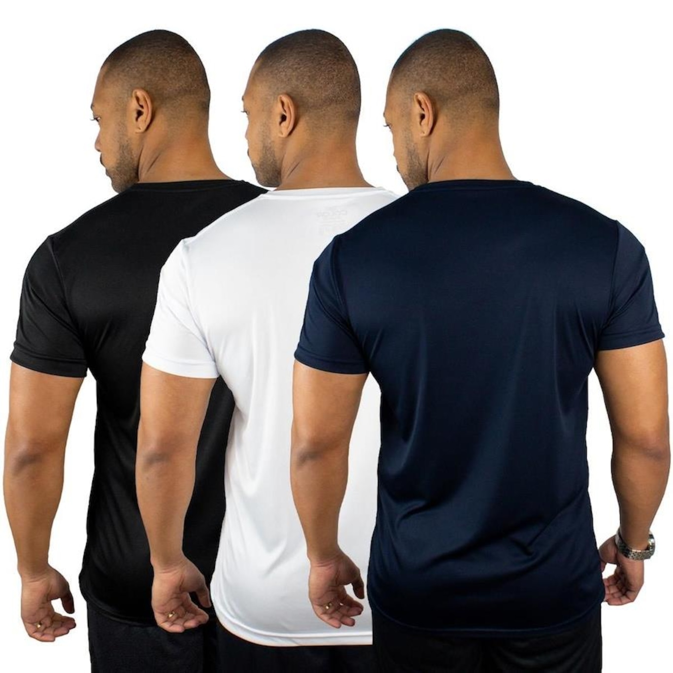 Camiseta Color Sports Dry Basic - 3 Unidades - Masculina - Foto 2