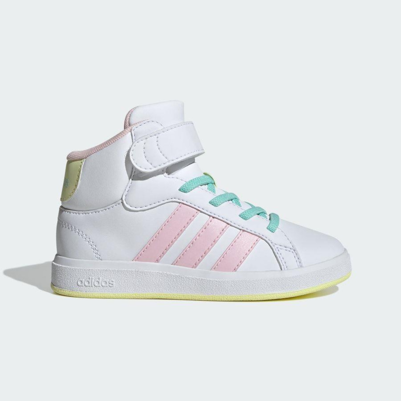 Tênis adidas Grand Court Mid - Infantil - Foto 2