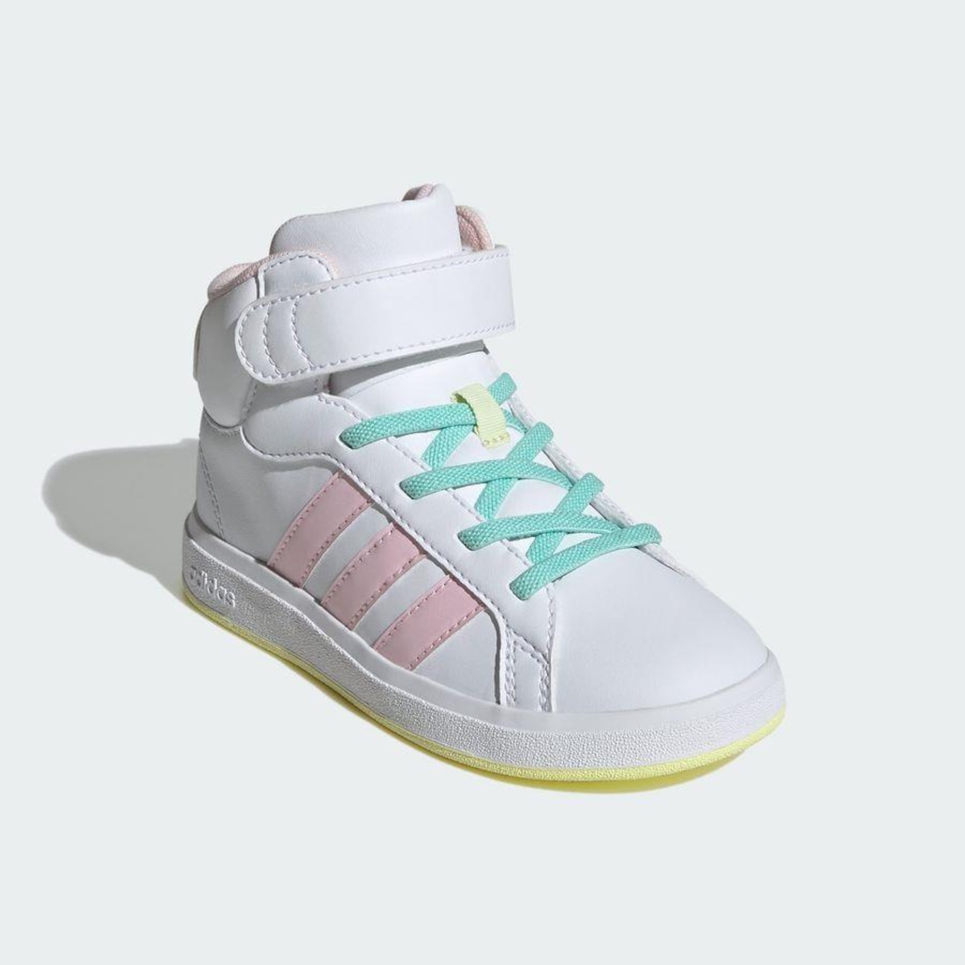 Tênis adidas Grand Court Mid - Infantil - Foto 6