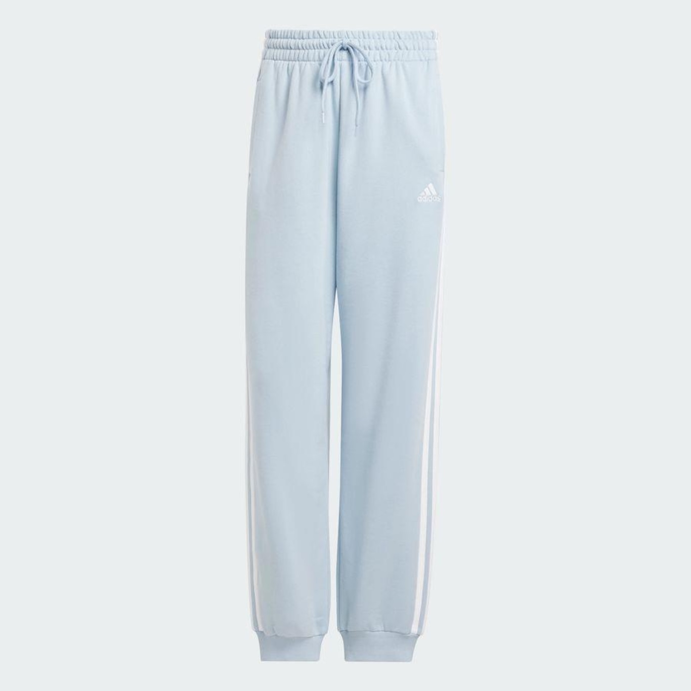 Calça de Moletinho adidas Folgada Essentials Três Listras - Feminina - Foto 4