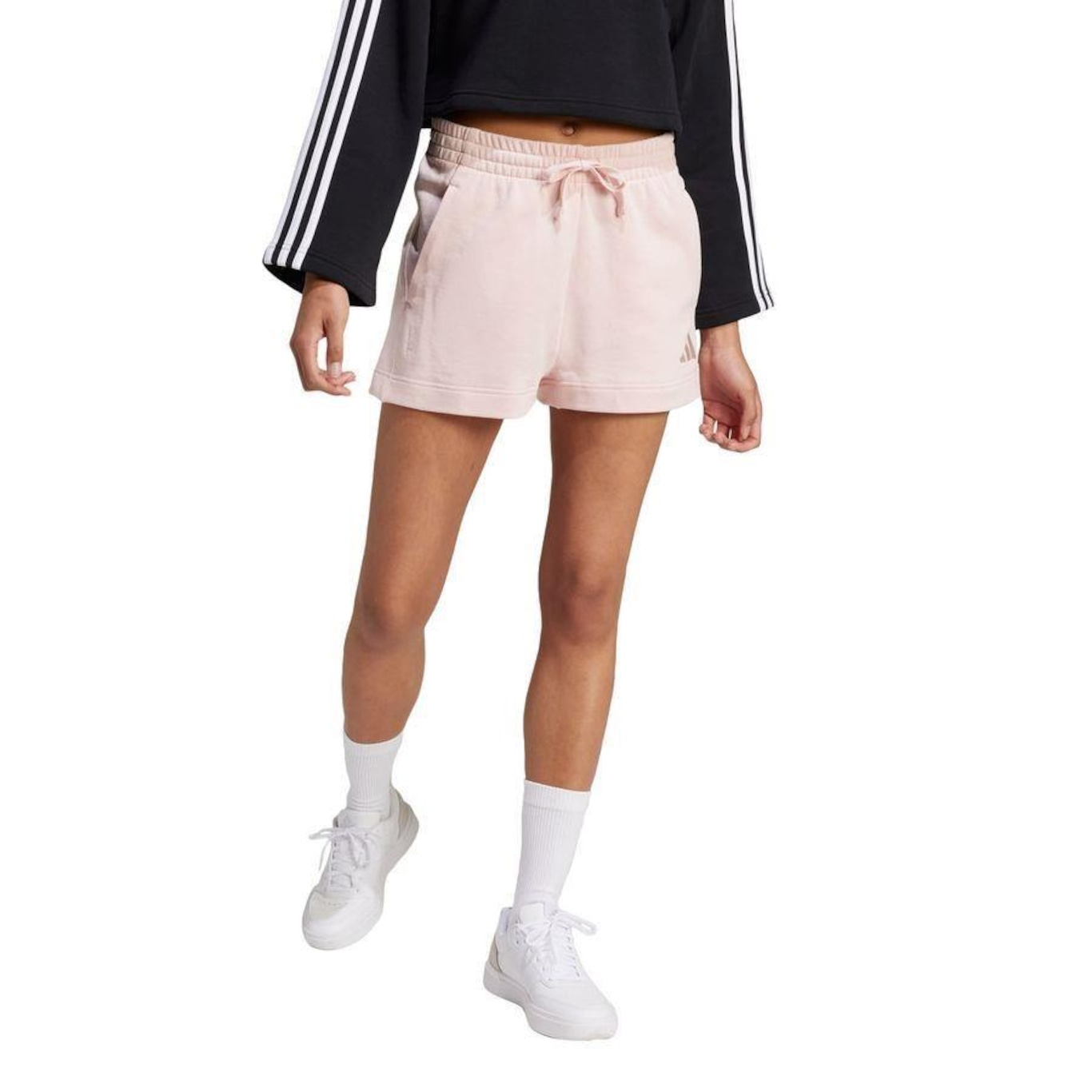 Shorts de Moletinho adidas All Szn - Feminino - Foto 2