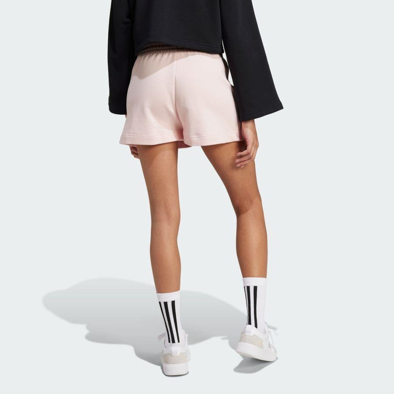 Shorts de Moletinho adidas All Szn - Feminino - Foto 5