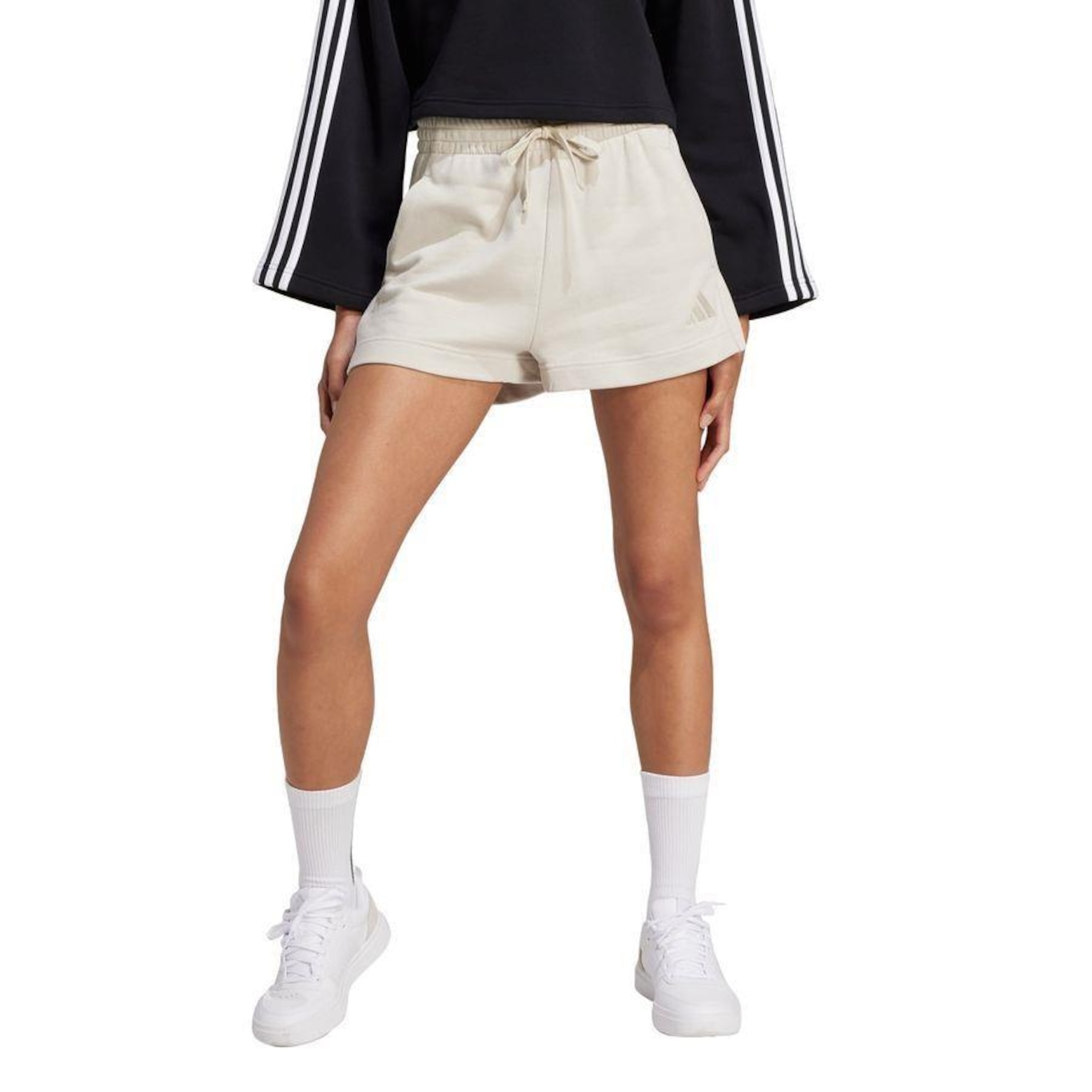 Shorts de Moletinho adidas All Szn - Feminino - Foto 2