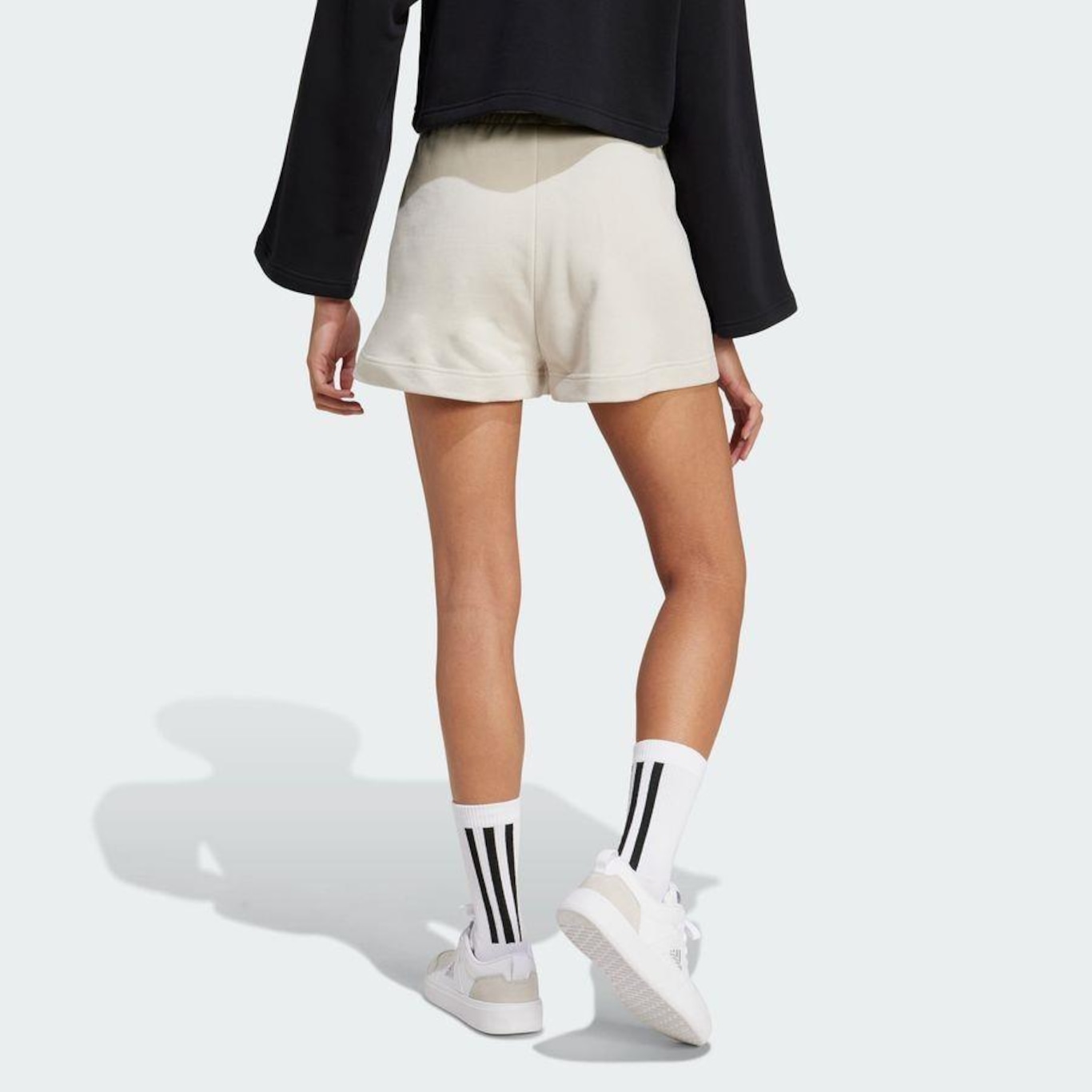 Shorts de Moletinho adidas All Szn - Feminino - Foto 5