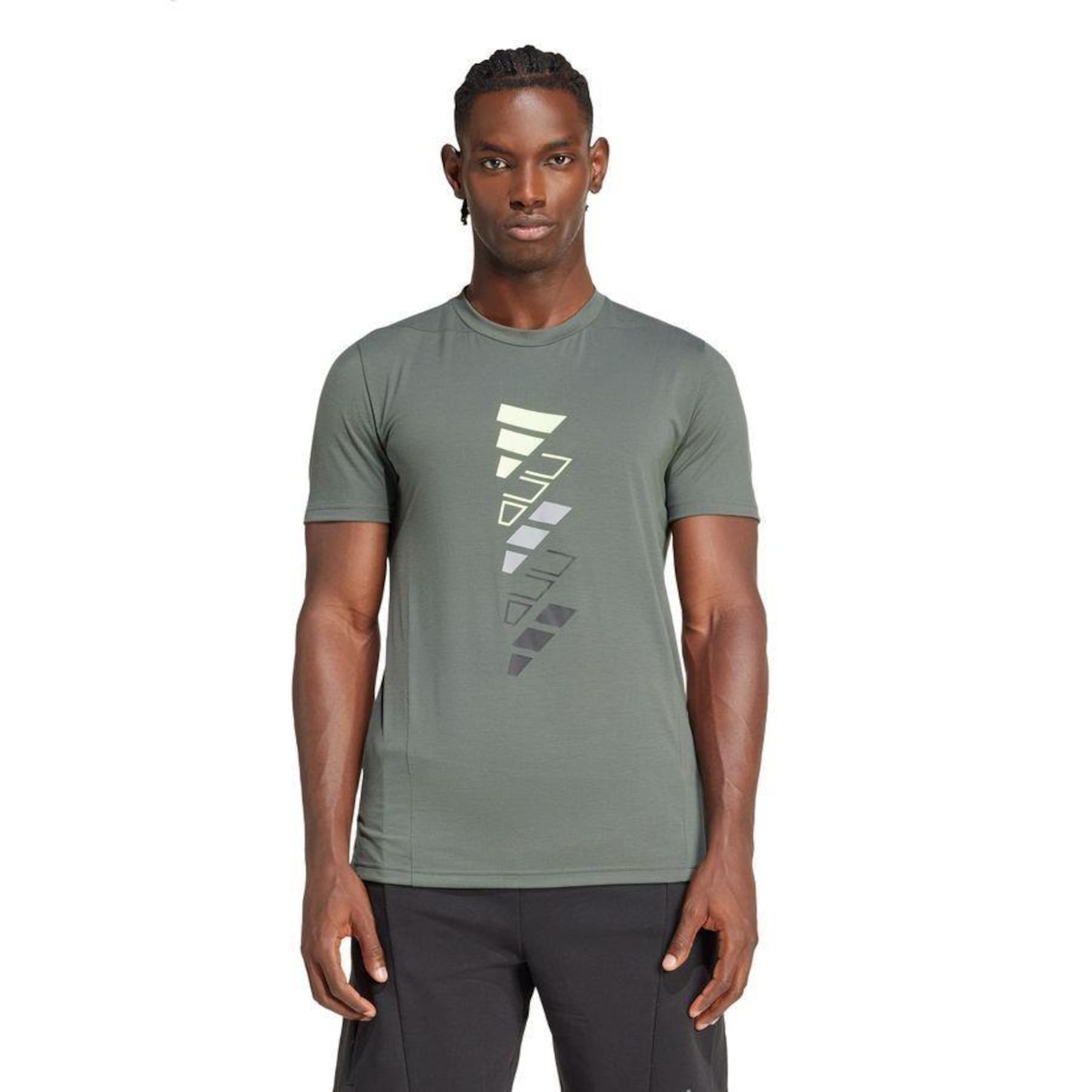 Camiseta adidas Estampada Logo Aeroready Designed For Training - Masculina - Foto 2