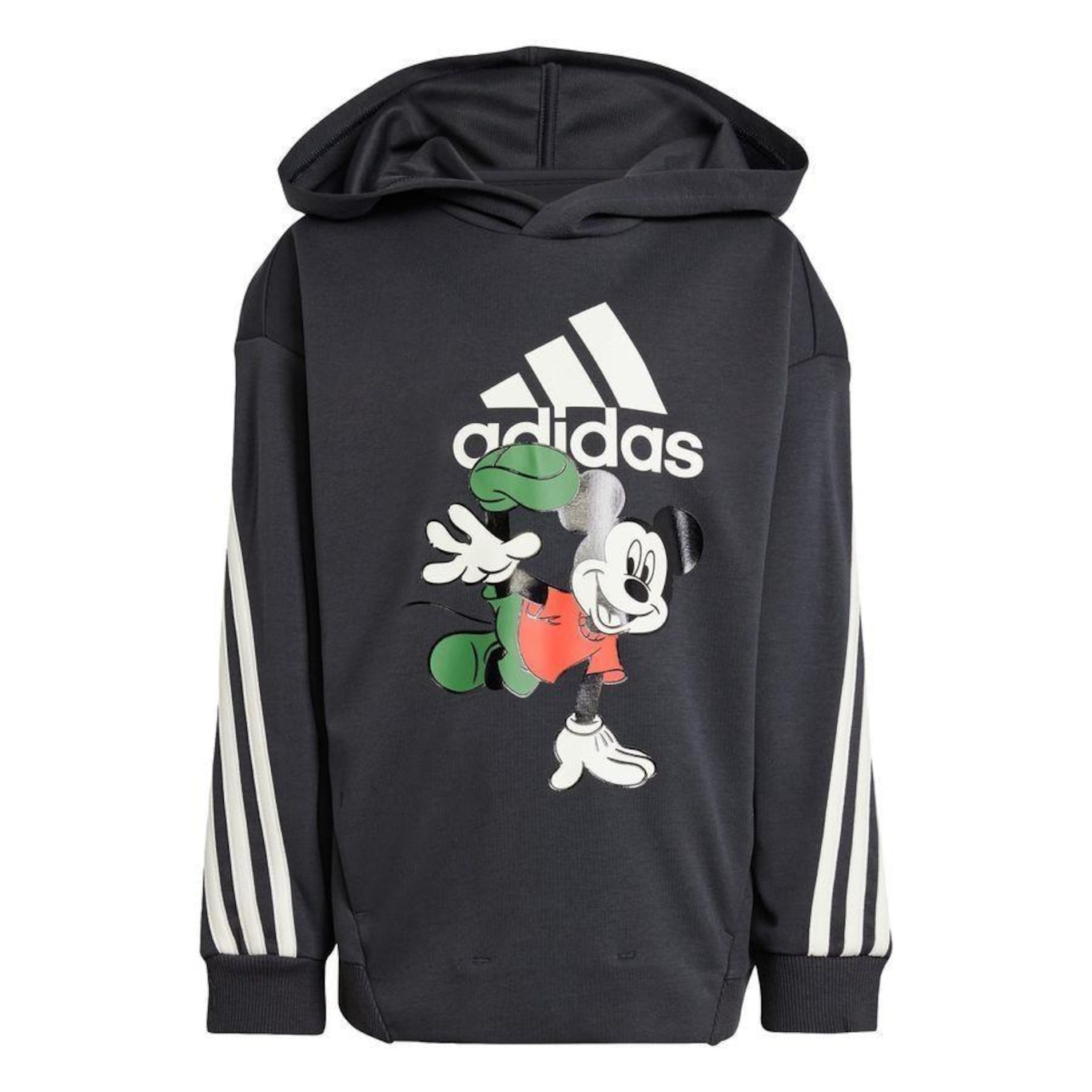 Blusão de Moletom com Capuz adidas Lk Dy Mm Swt - Infantil - Foto 1