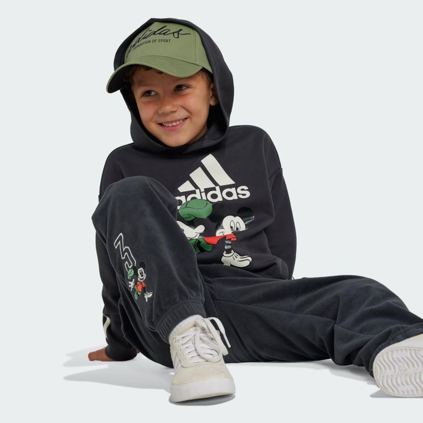 Blusão de Moletom com Capuz adidas Lk Dy Mm Swt - Infantil - Foto 6