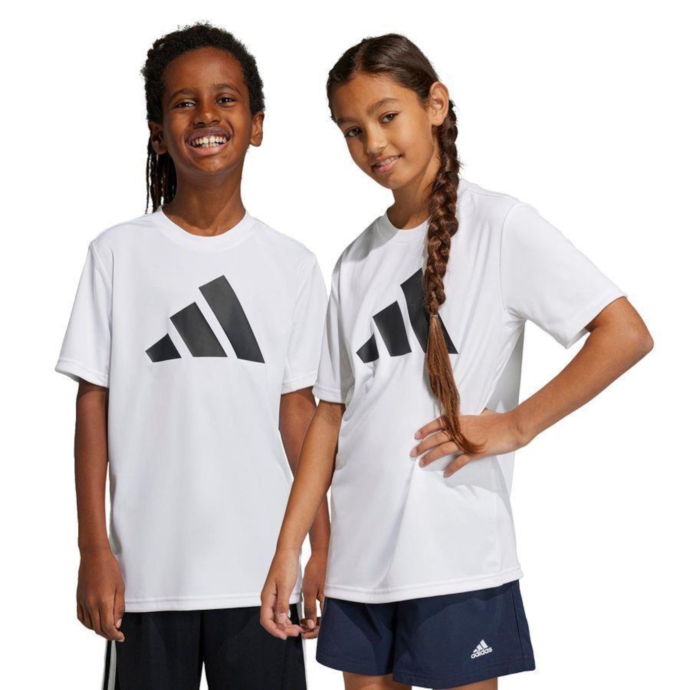 Camiseta adidas Train Essentials Aeroready Logo - Infantil - Foto 2